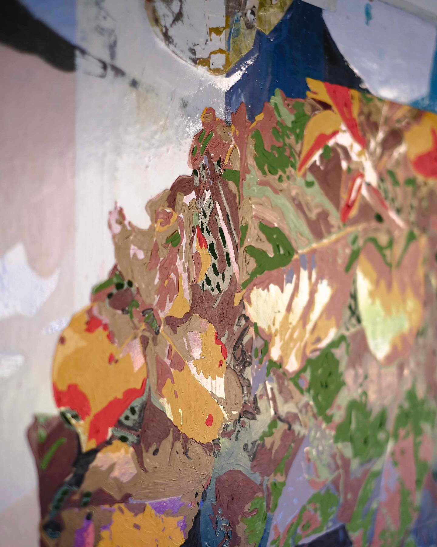 A moment to appreciate the textural presence of a piece that has been a spring board of countless ideas, a plain to numerous experiments, a partner to settle into a new studio with, a labor of love . . . 💕