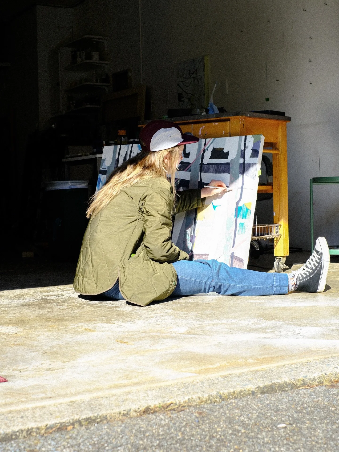 Portrait of a girl who will be confused why her back hurts later tonight. 💃 TGIF from the stu my loves 🫶