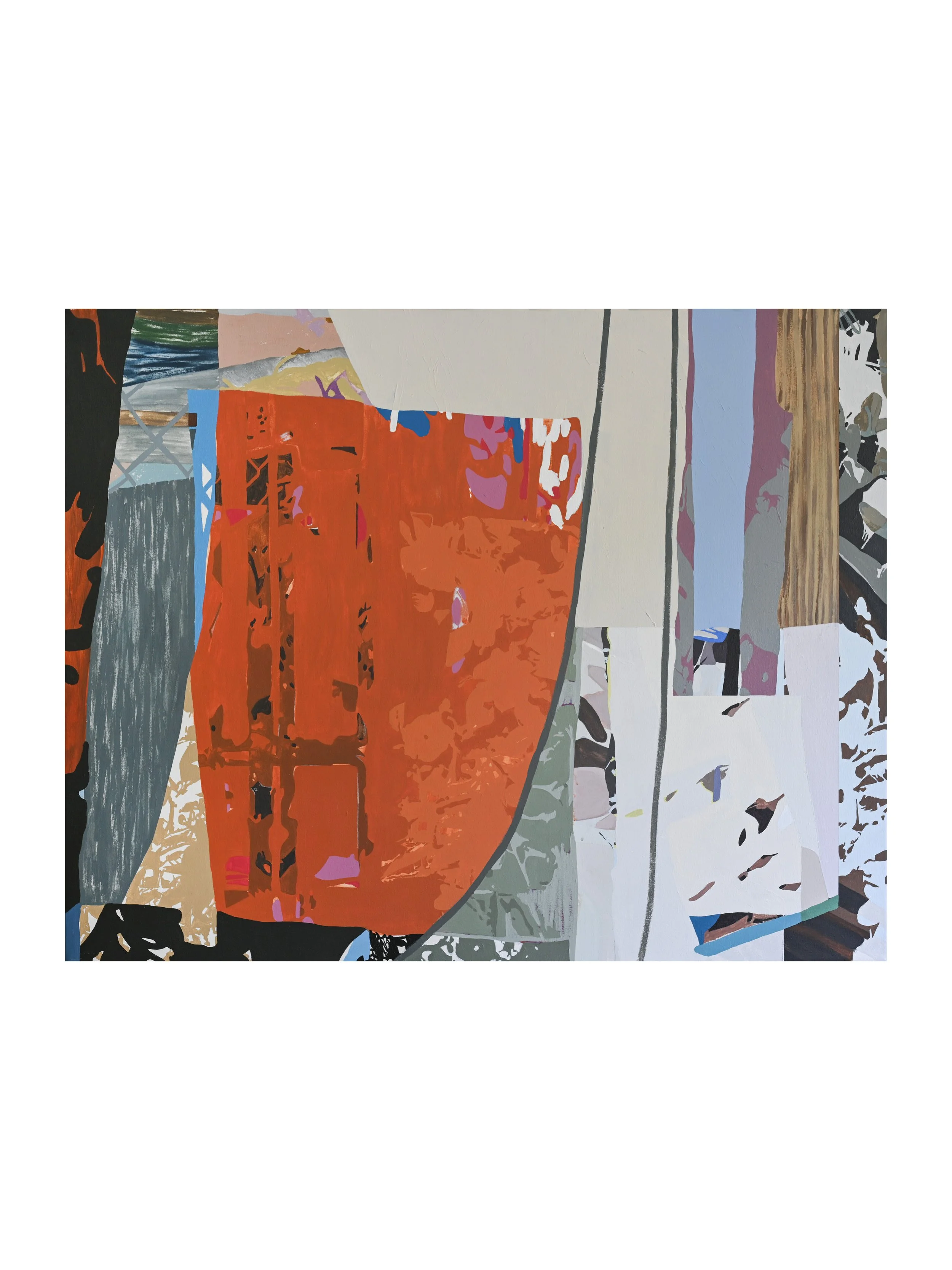'Lighter Days / Longer Evenings' — 50x40" Horizontal Painting