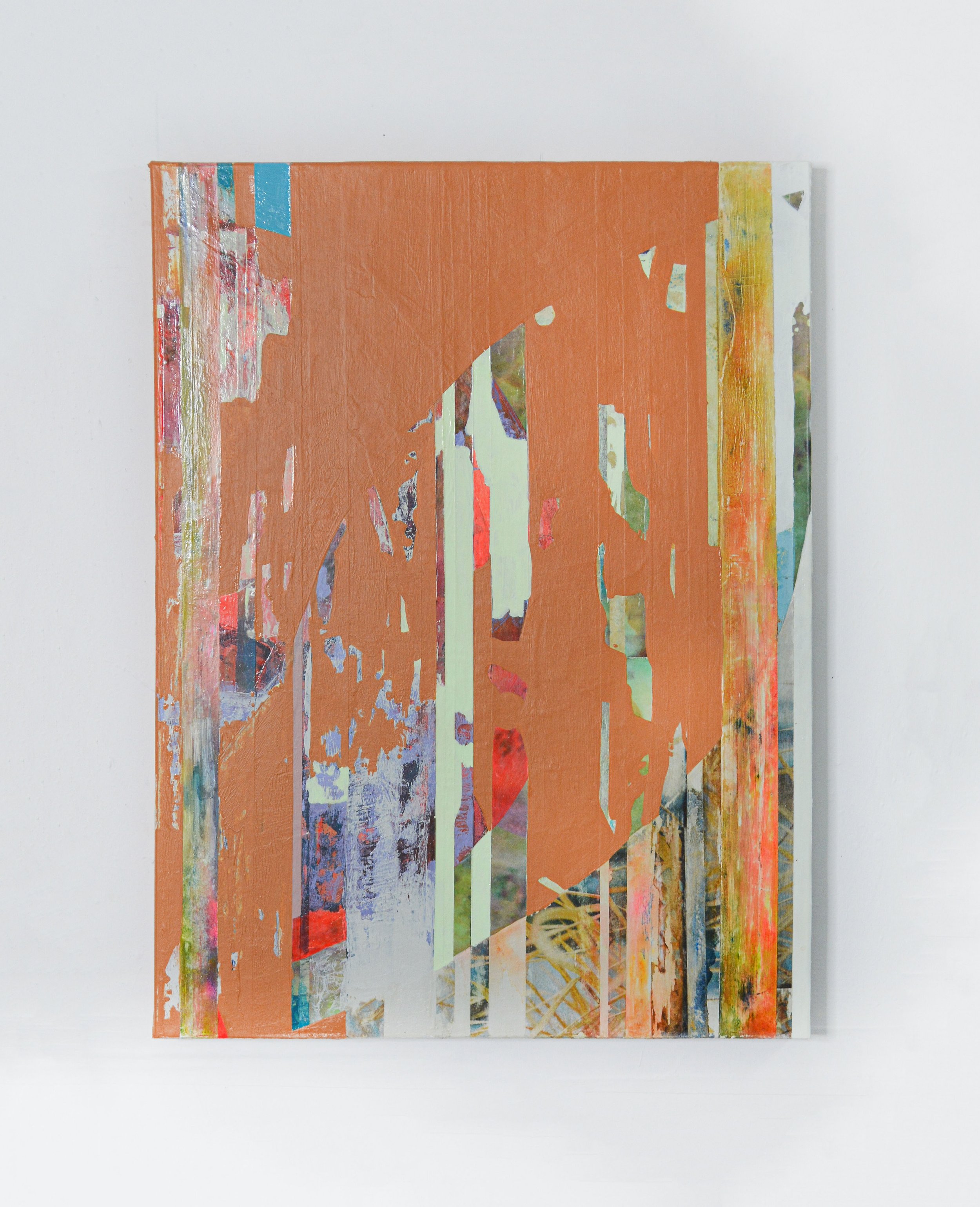 Patchwork – 24x18" – Original Vertical Painting