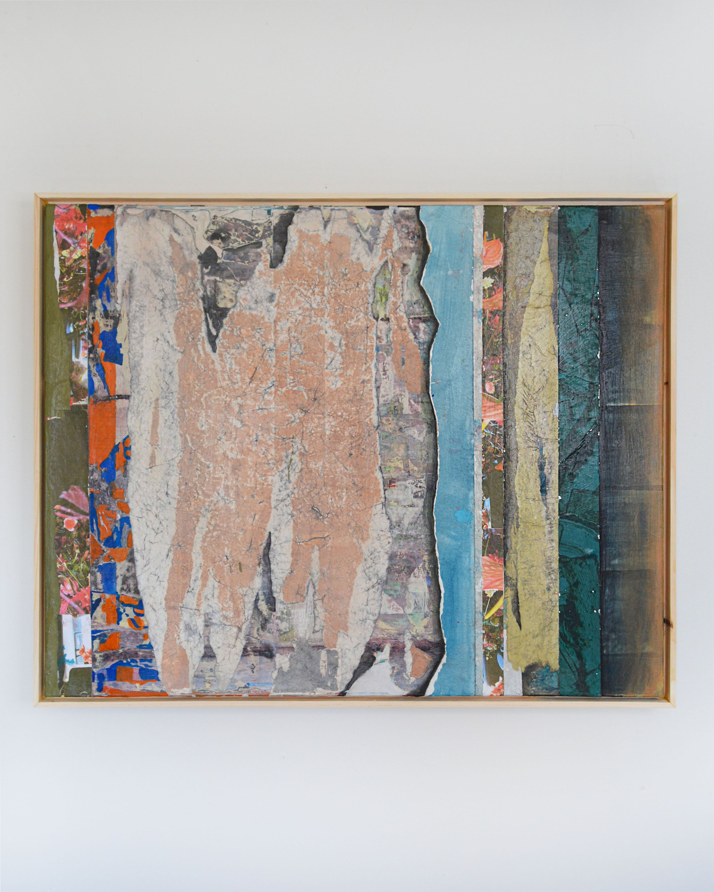 They Brought the Walls Down (So They Could See Inside) – Original Horizontal Abstract Painting – 24x30"