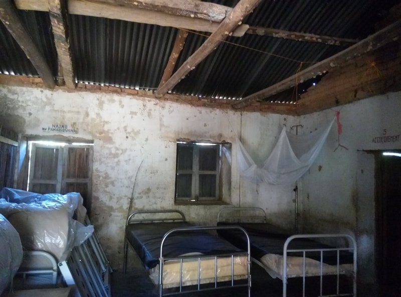 The interior of the old Faliarivo health center