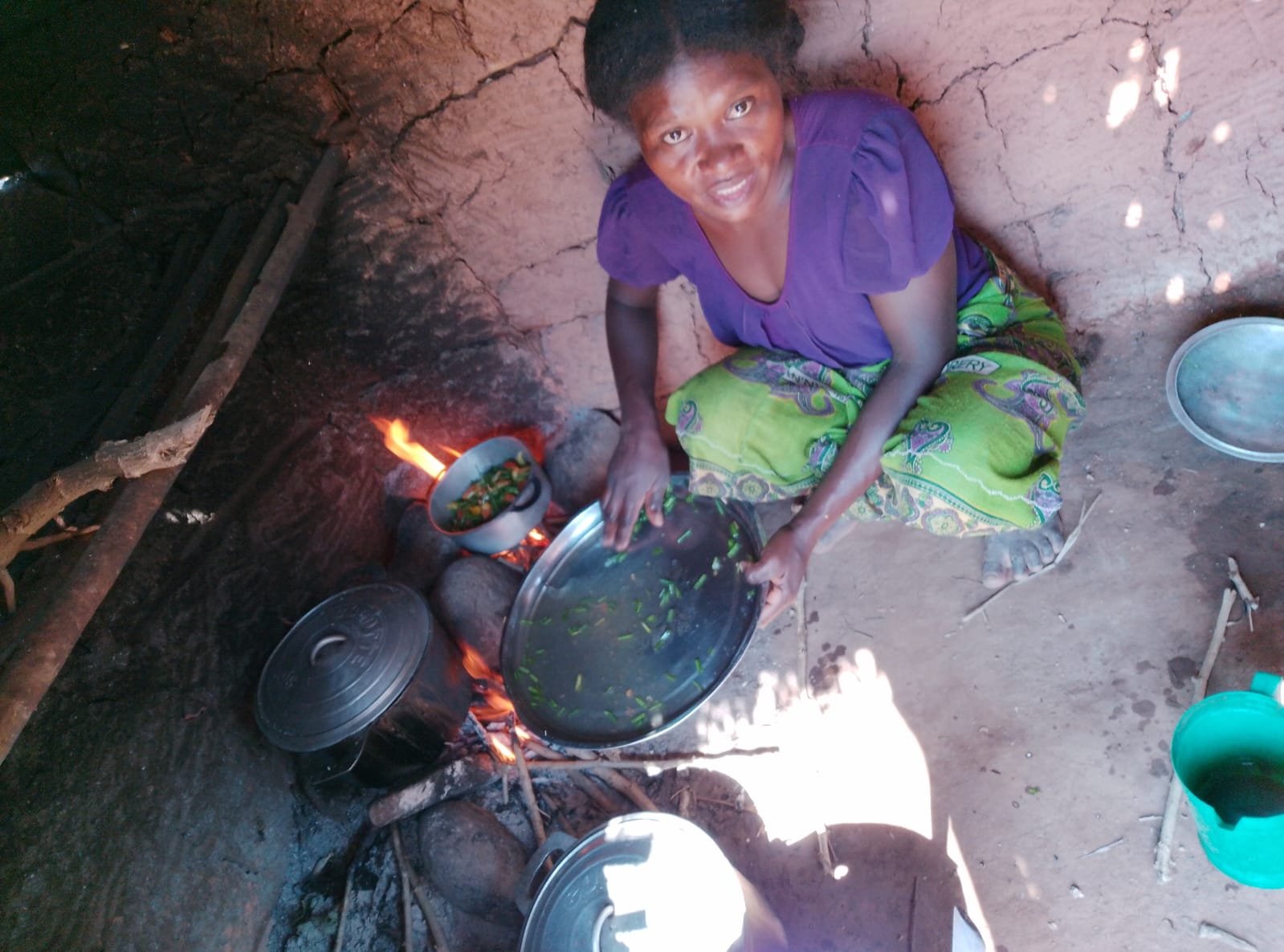 Marceline preparing lunch