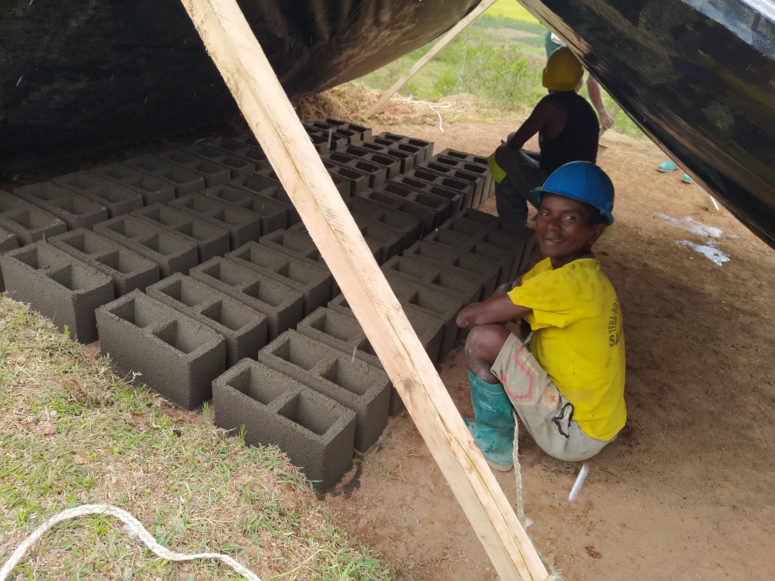 Bricks drying