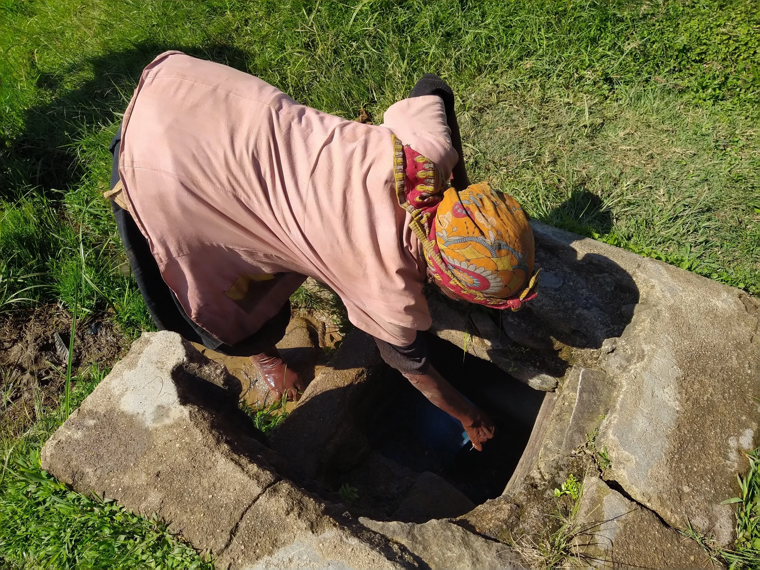 Previous water source for Tolongoa Nord