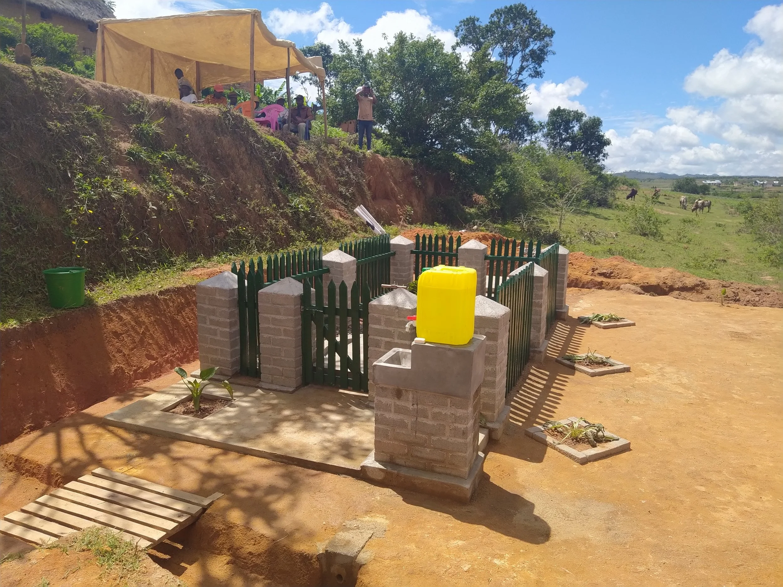A brand-new, clean and safe water source for Tolongoa Nord