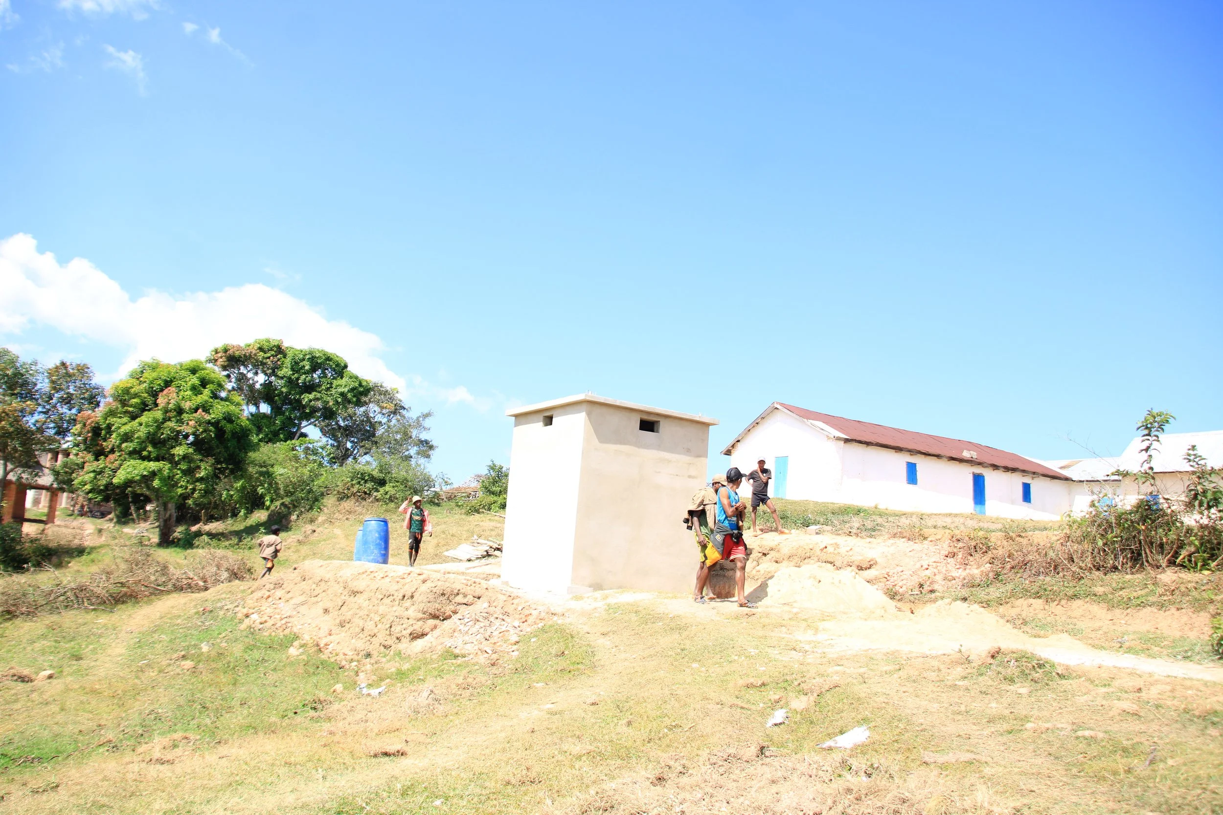 New Beyond Water water tower in Ampitambe 