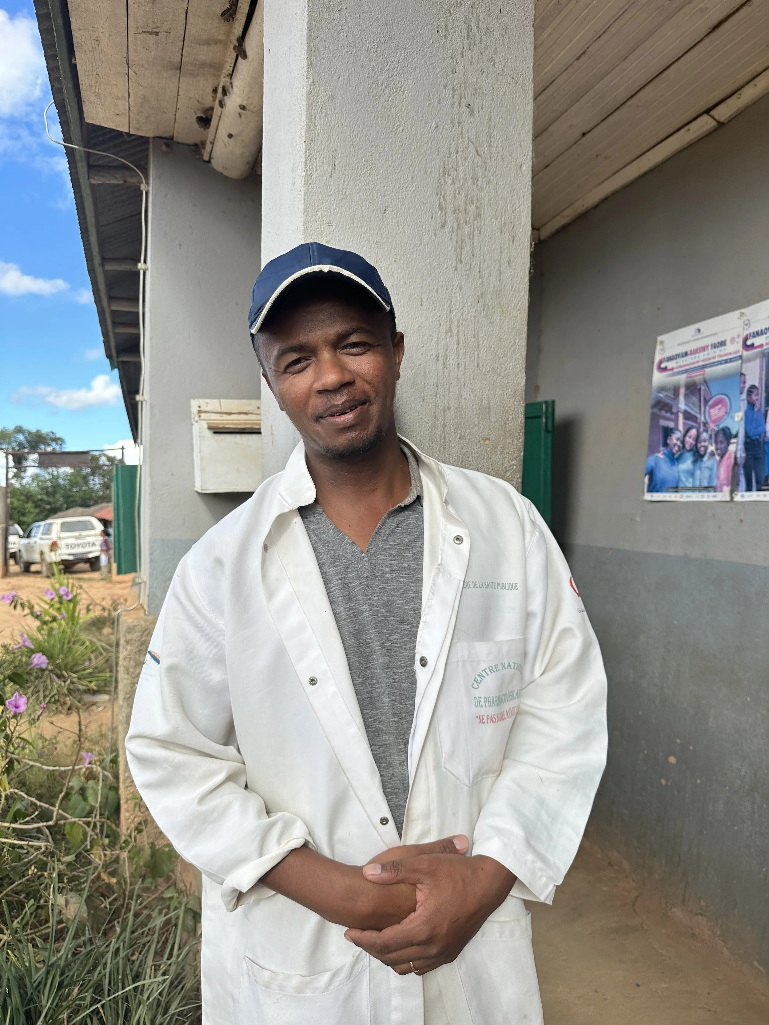 Dr. Jean de Dieu at Antandindo health centre