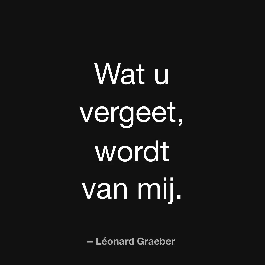 Vergeten is geen verlies.
Het is overdracht.

#WatBlijft #Boek2026 #Resonantie #Literatuur #Thriller #L&eacute;onardGraeber #ArchitectVanHetGestoldeGeheugen
#AchronischGeheugen #GestoldGeheugen #PsychologischeThriller