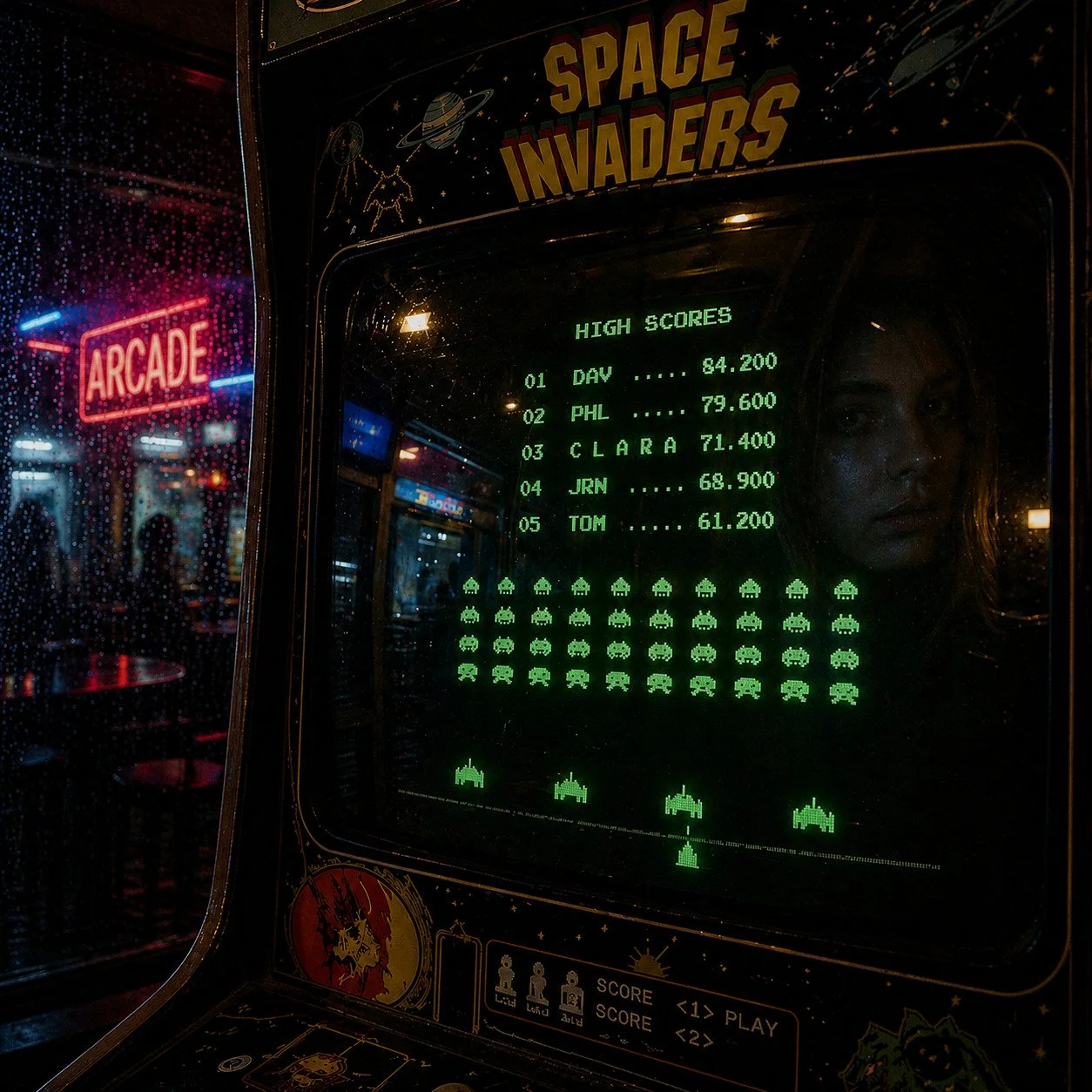 Het scherm toont wat gespeeld wordt. Het glas toont wat blijft.

  #WatBlijft #Boek2026 #Resonantie #Literatuur #Thriller #Clara #Resonantie #Arcade #1983 #Glitch #WatJeZiet