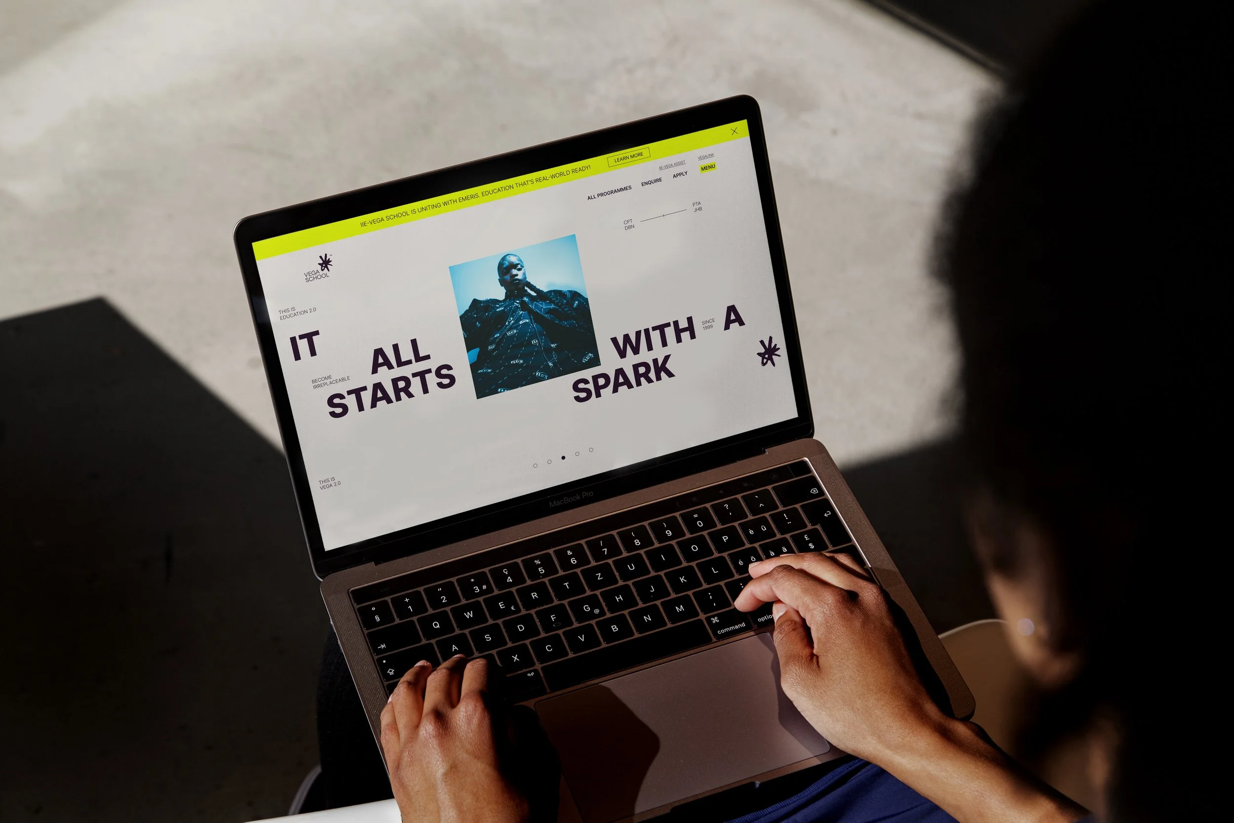 Vega School Rebrand