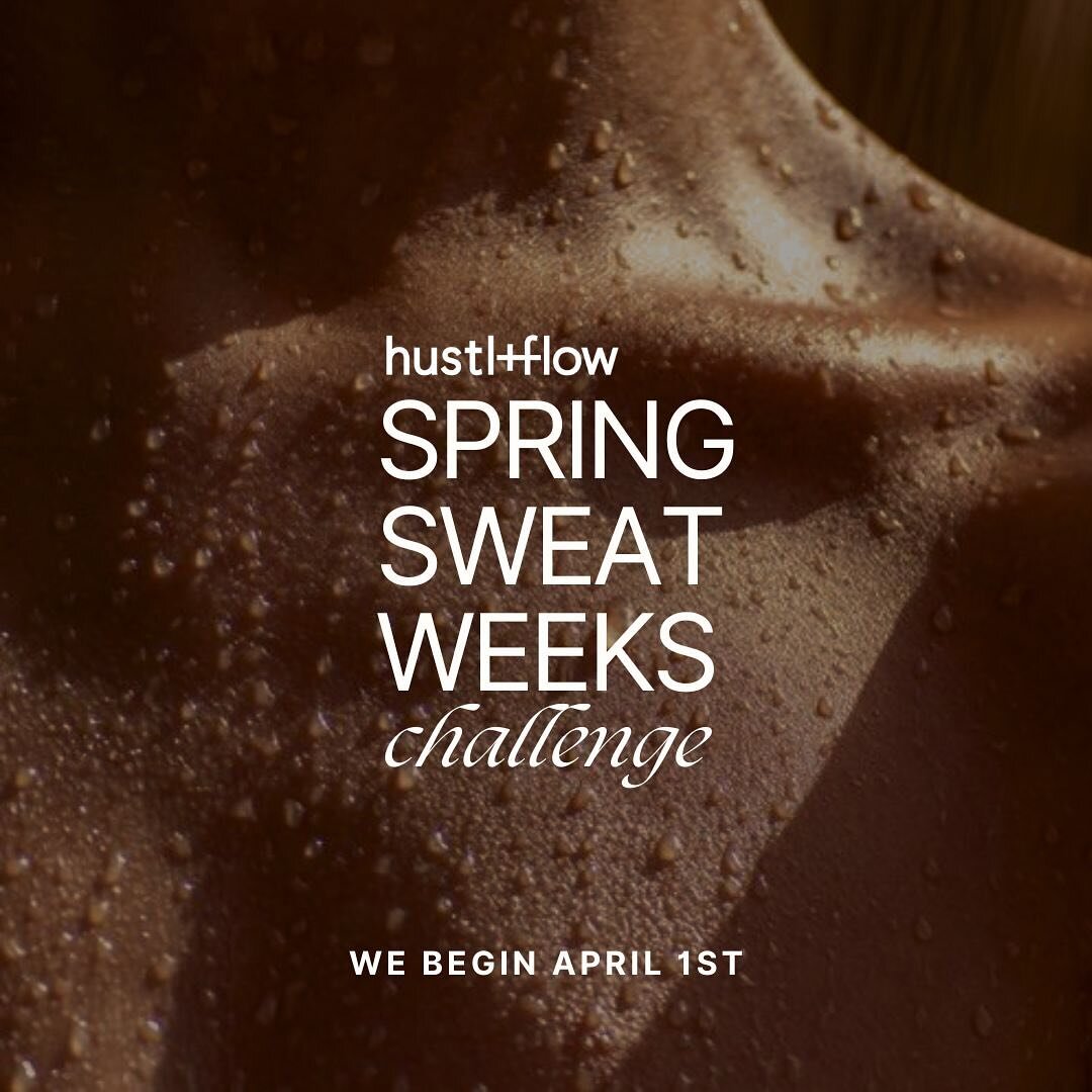 It&rsquo;s that time again!

We love how much you all enjoy a challenge. 💪

We&rsquo;re doing something a little different this round&hellip;

Introducing the &ldquo;SPRING SWEAT WEEKS CHALLENGE&rdquo;. 

For the month of April join us for a series 