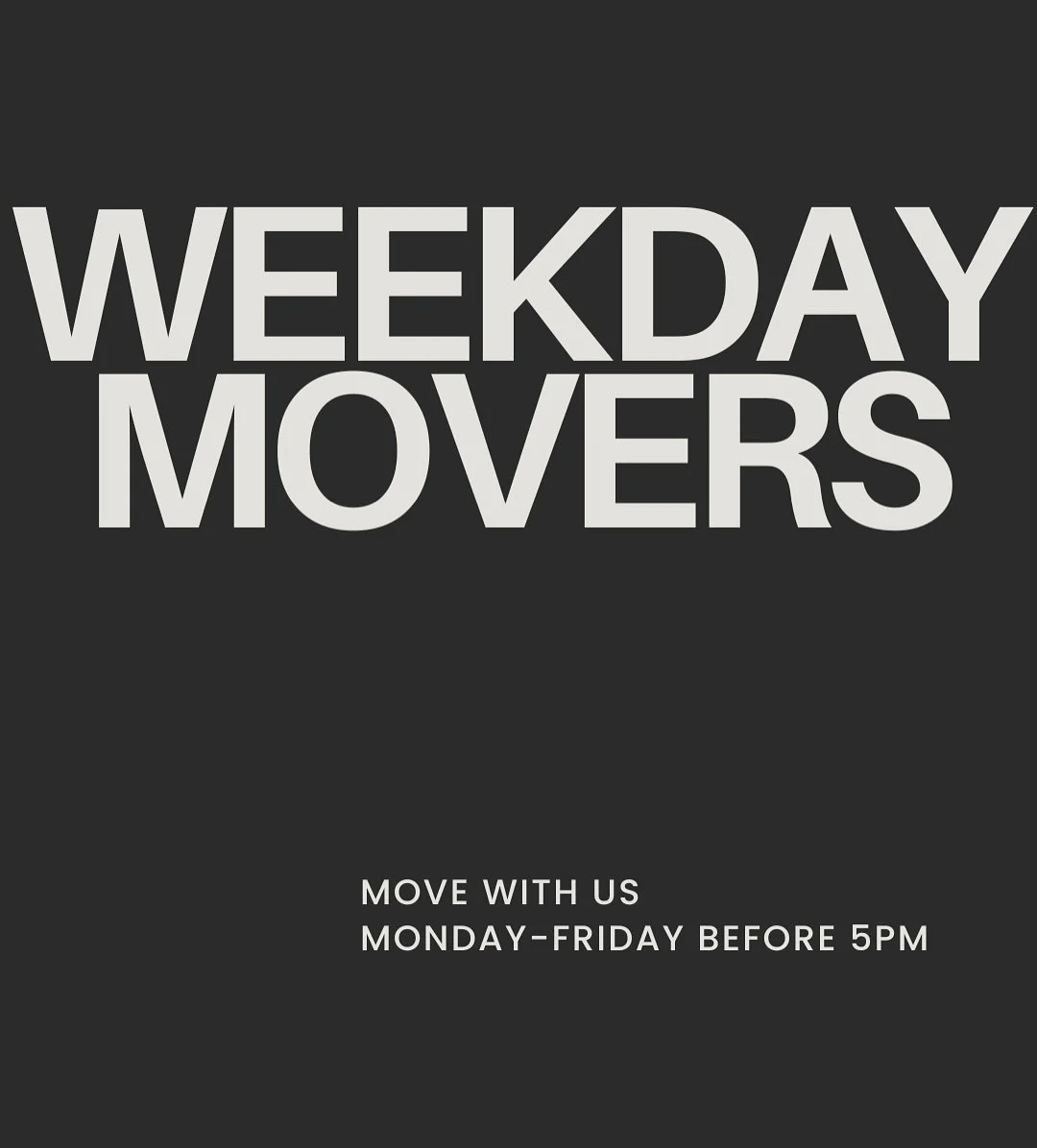 For the Early Birds who want to start their day off with a sweat session or those that love a little mid-day movement break, our Weekday Movers package is for you! 

10 Classes for $165+tax (savings of $35 off our regular 10 class pack)

Join us for 