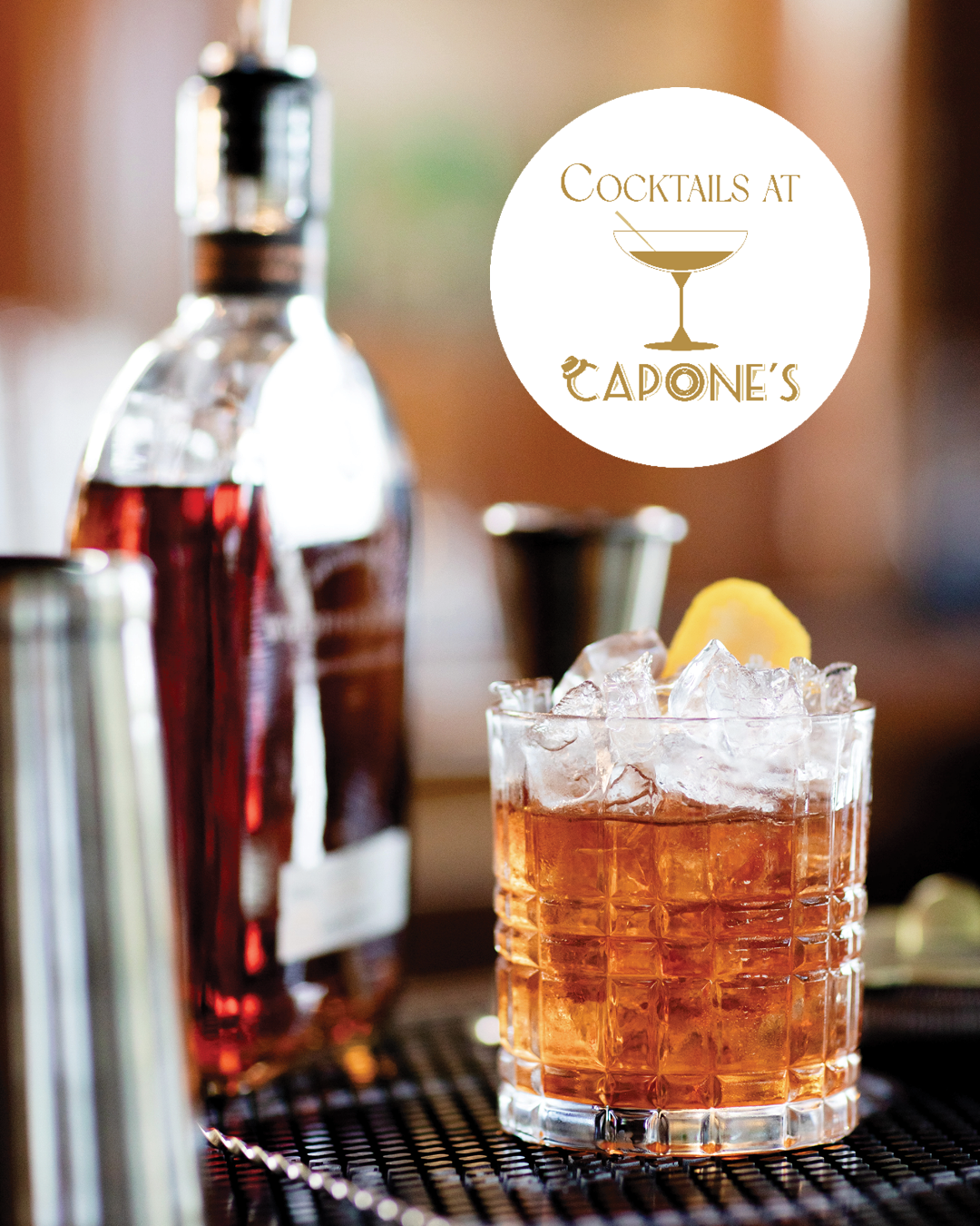 May's Cocktails at Capone's