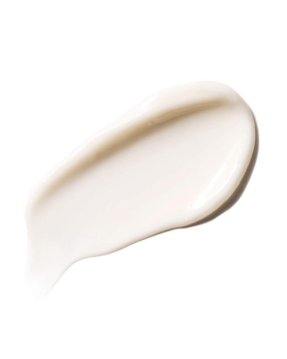 A small bit of the radiant renewal facial moisturizer outside of the bottle.