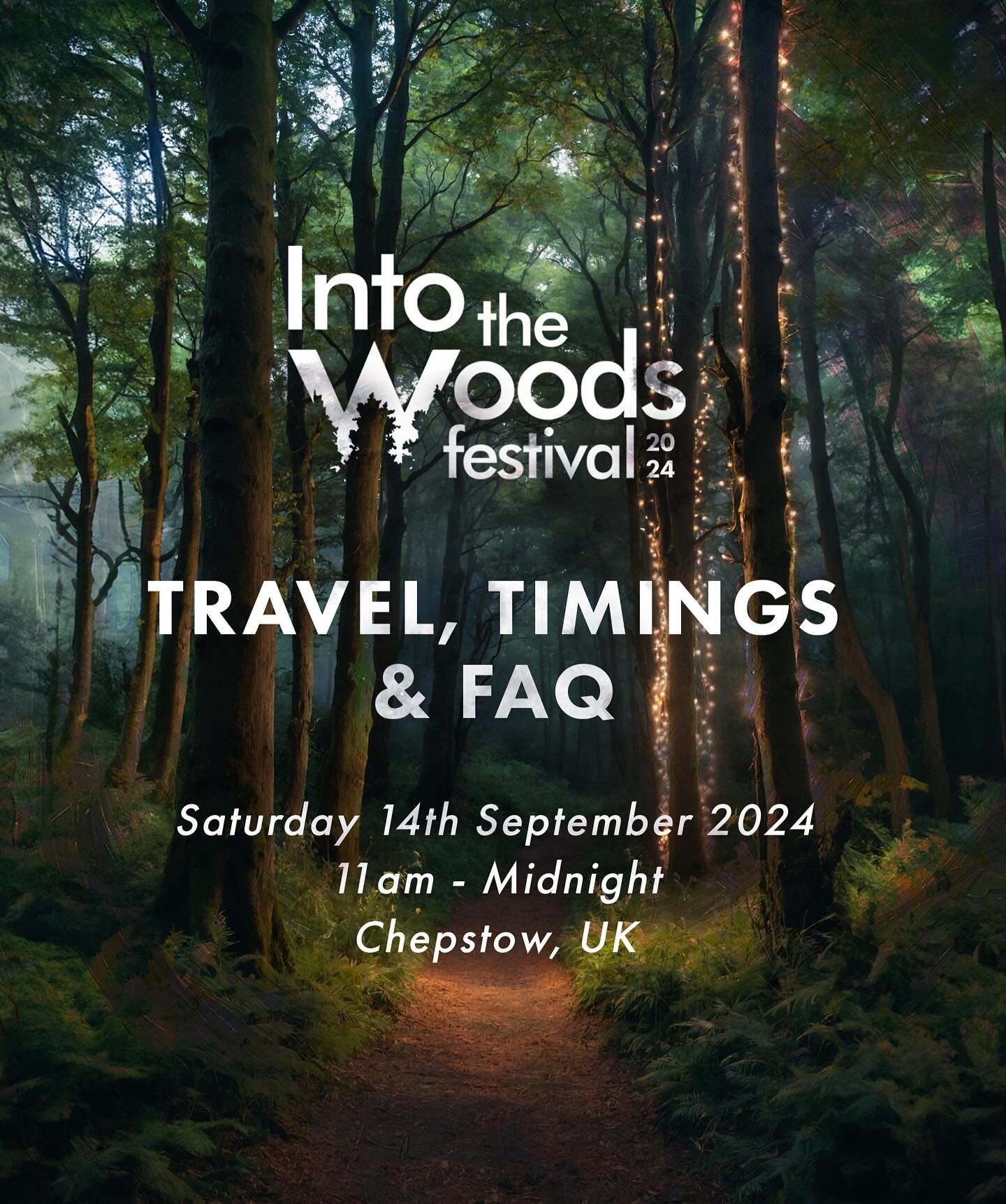 The window of opportunity for ITW 2024 opens this week⏳

Swipe for key info on reaching our enchanted grove this year. 

Link in bio to access tomorrow&rsquo;s release 🎟️