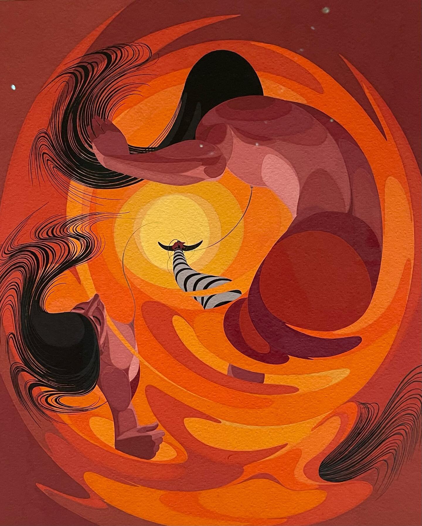 &ldquo;Dakota Modern: The Art of Oscar Howe&rdquo; currently @portlandartmuseum introduces a Native American artist of towering significance. While a practicing Episcopalian he was immersed in Dakota spirituality. He portrayed indigenous themes and h