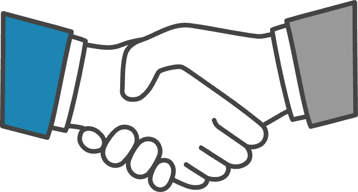 握手のアイコン