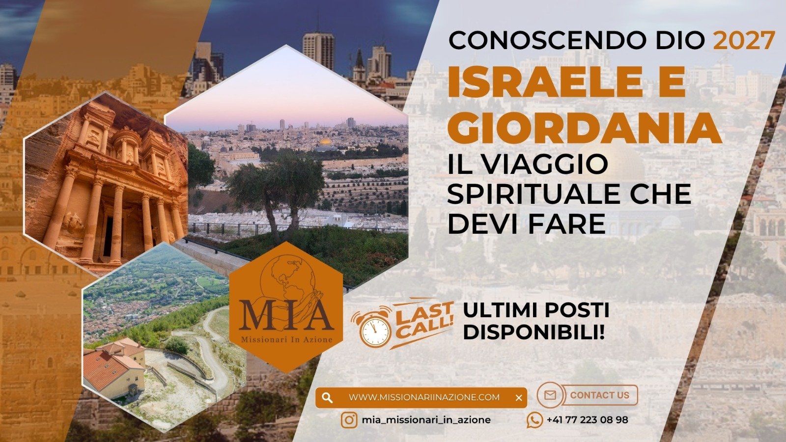 Viaggio in Israele 2027 CONOSCENDO DIO