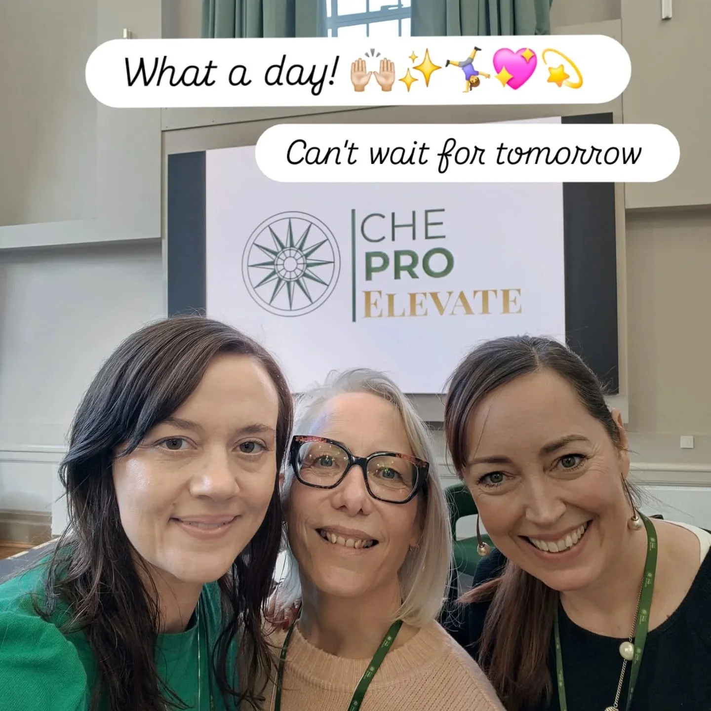 ⭐️ CHE ELEVATE 2026 ⭐️ 

What a truly inspirational day at the CHE conference, Elevate! 🌱🪷💕 

Truly phenomenal and powerful workshops from @estelle.bingham @jamielaing @carolyncowanofficial and @theperceptioncoach 

Thank you 💖  and we can't wait