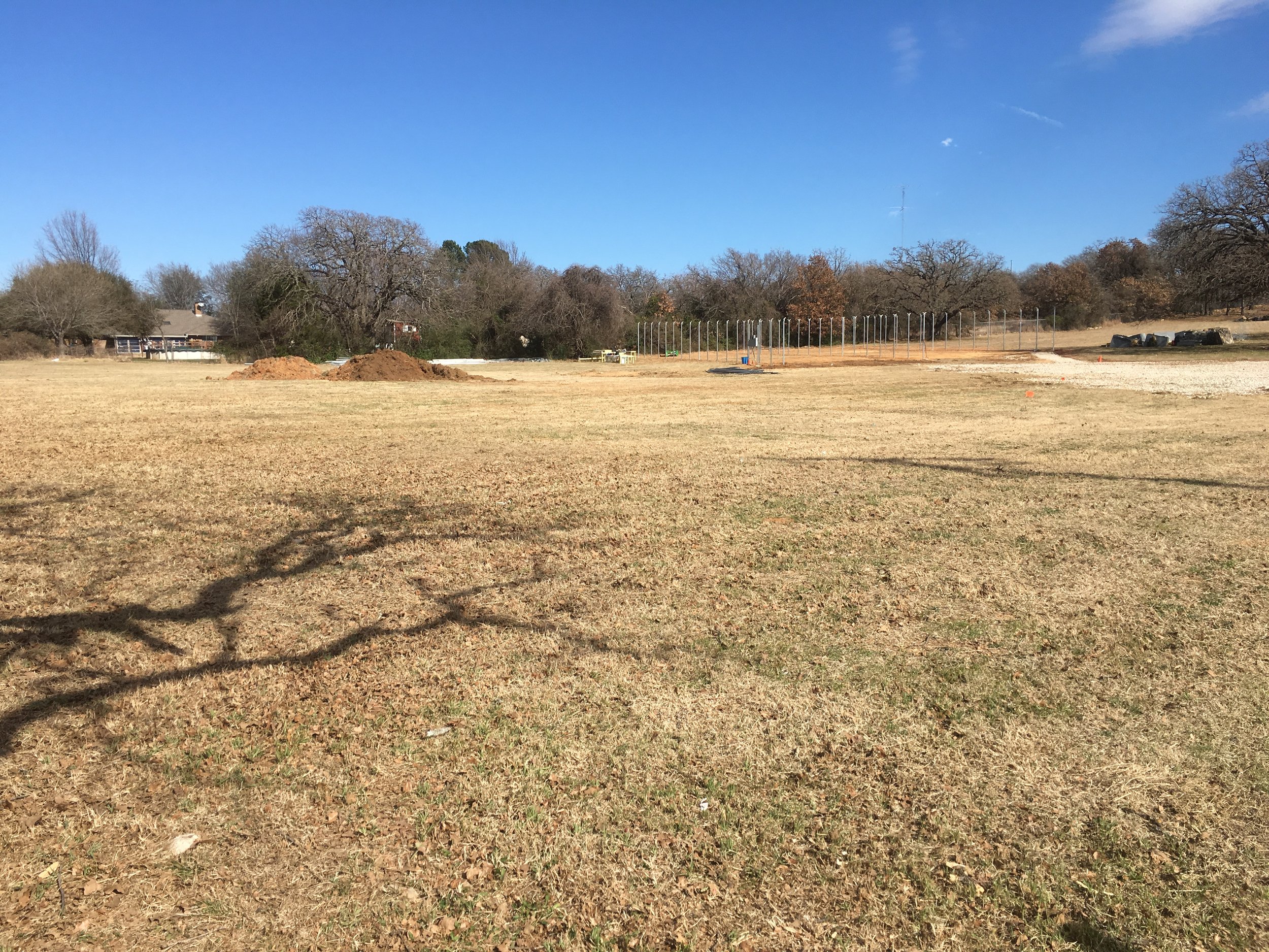 It all began as a field! 