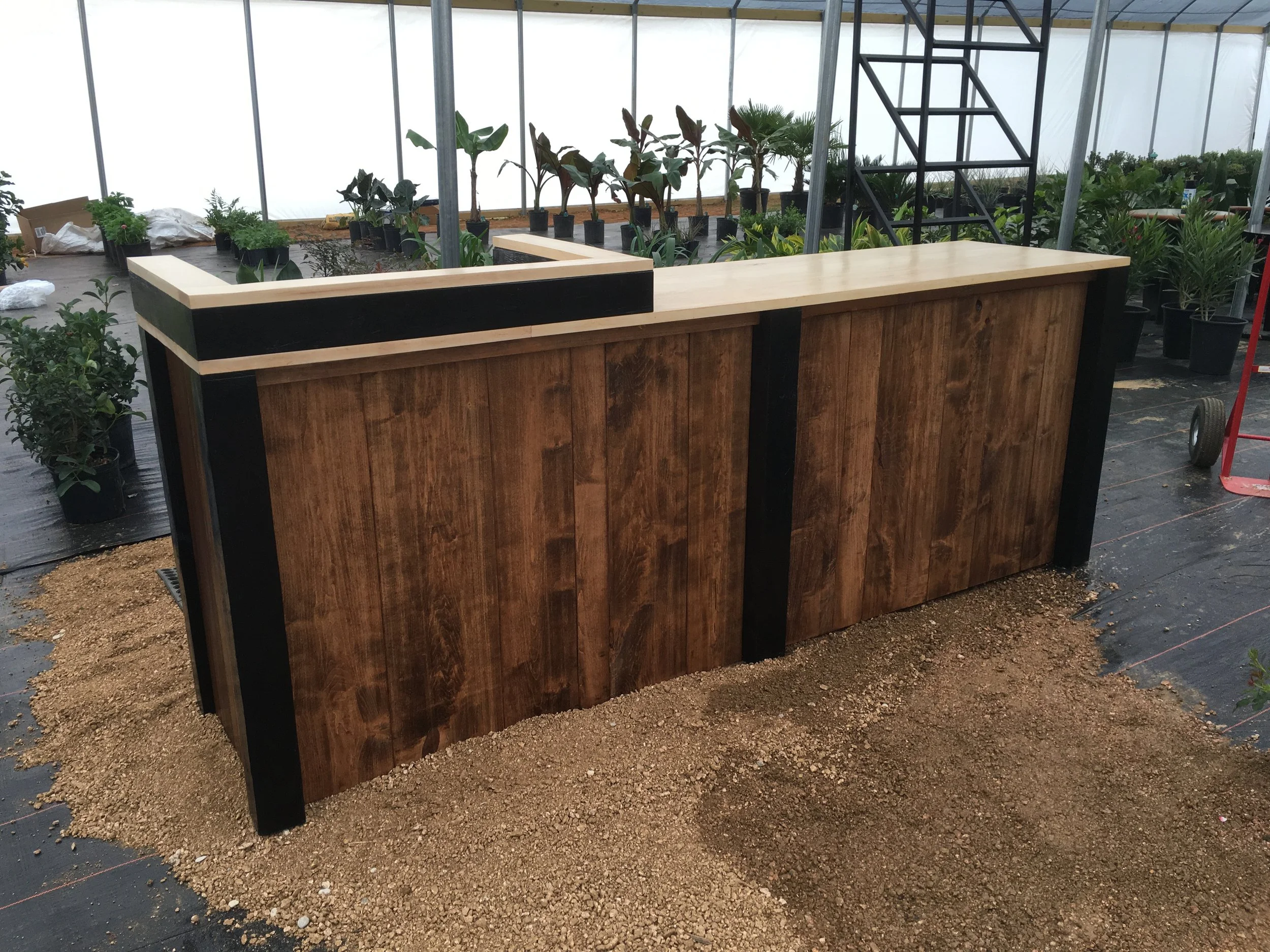 Our hand built countertop!
