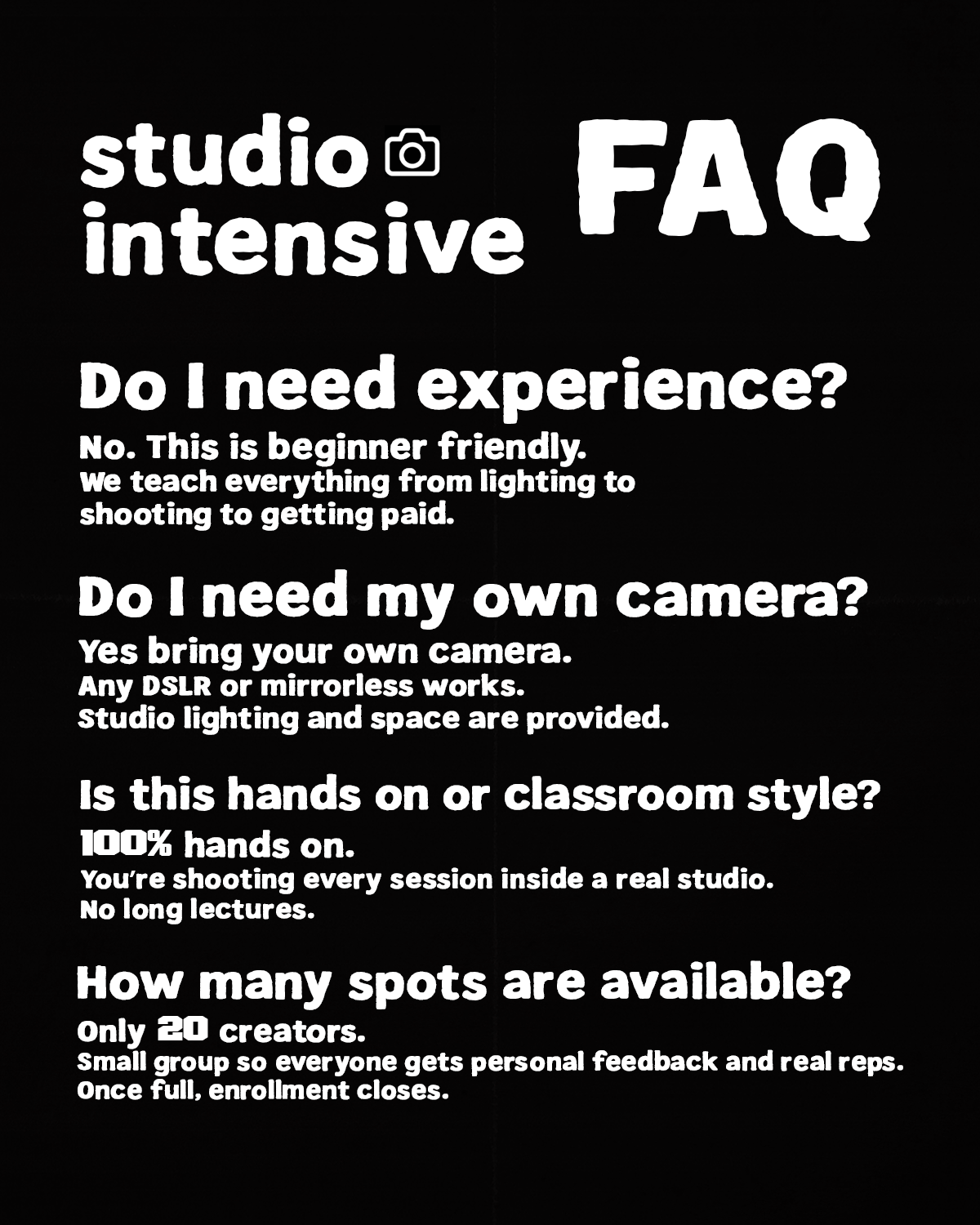 studio intensive FAq.png