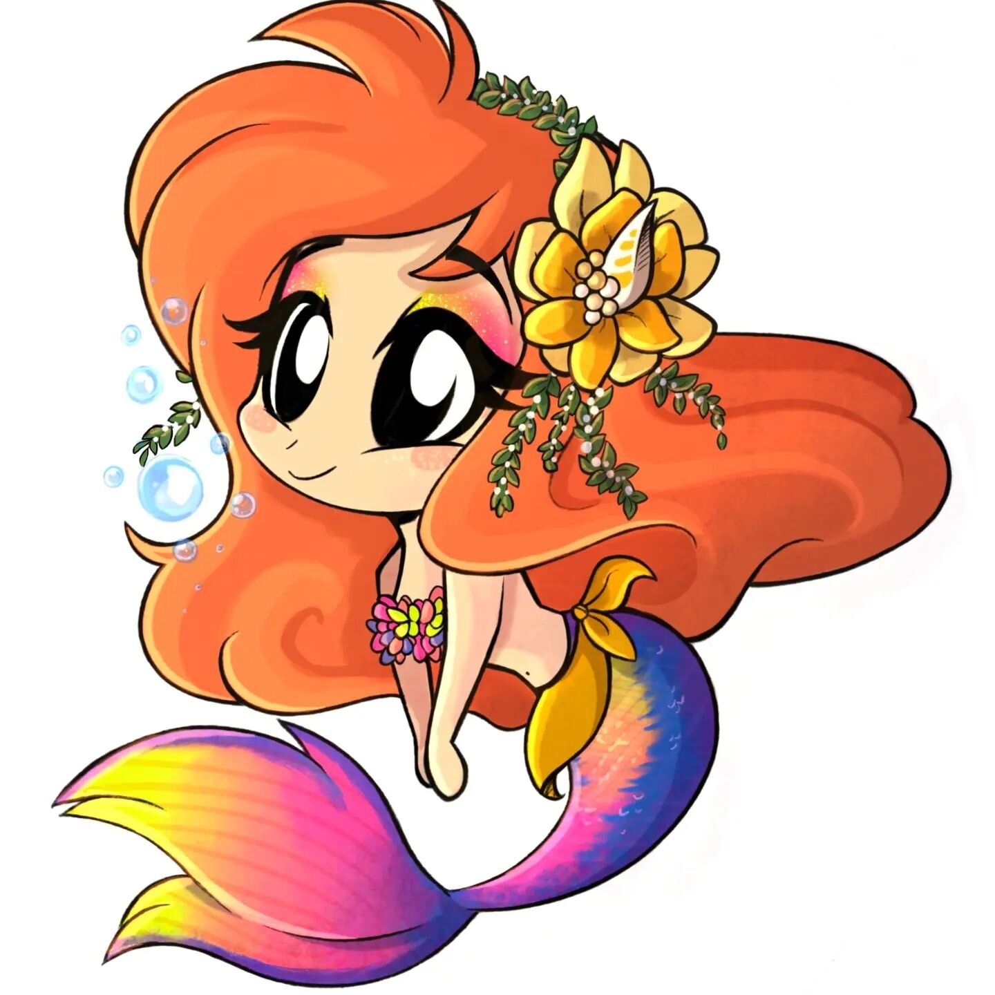 Happy #internationalmermaidday  to all of my finned friends. Here's an adorable piece I commissioned from @gaikotsulily to shell-a-brate! 

#internationalmerfolkday #mermaidday #professionalmermaid #promermaid #hireamermaid #mermaidlife #mermaidmagic