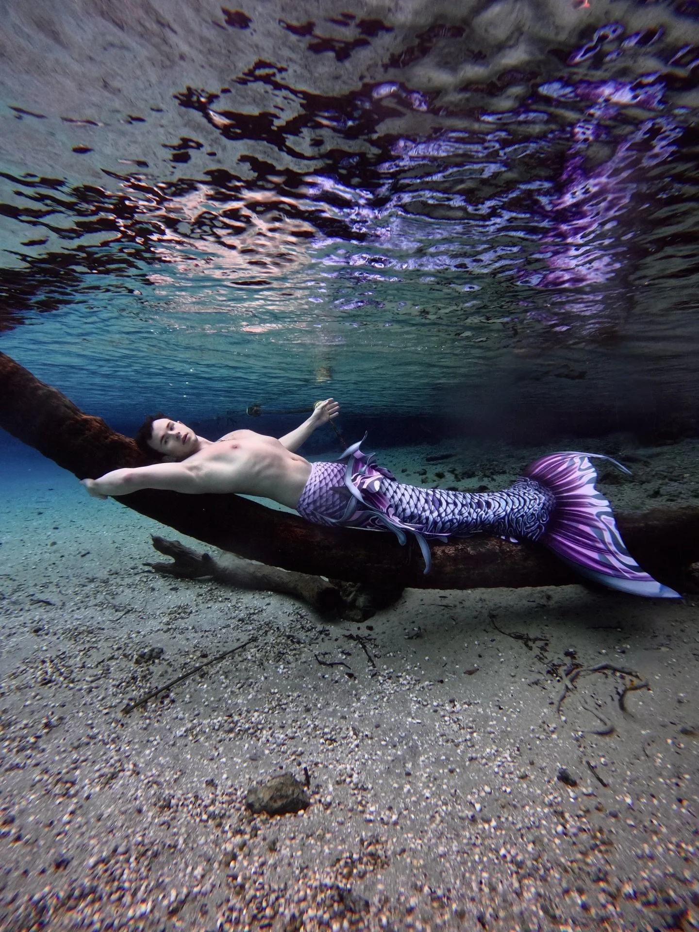 Mertailor&rsquo;s newest design, the Moonveil, uncovered&hellip; showcased by @capitolmerman 
.
.
.
#mermaidtail #mertailor #mermaidphotography #merman #floridamerman