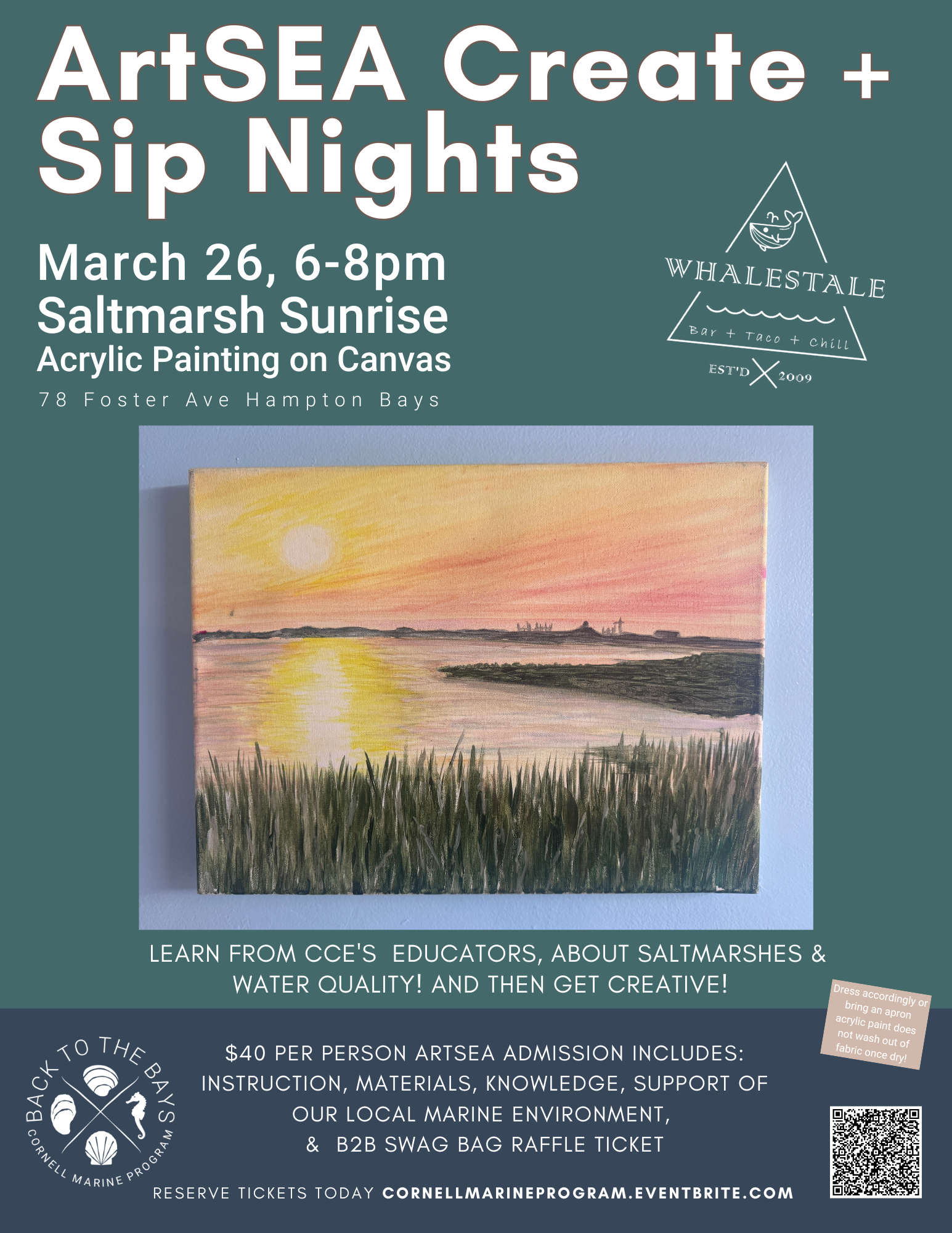 ArtSea Marshland Sunrise Whales Tale