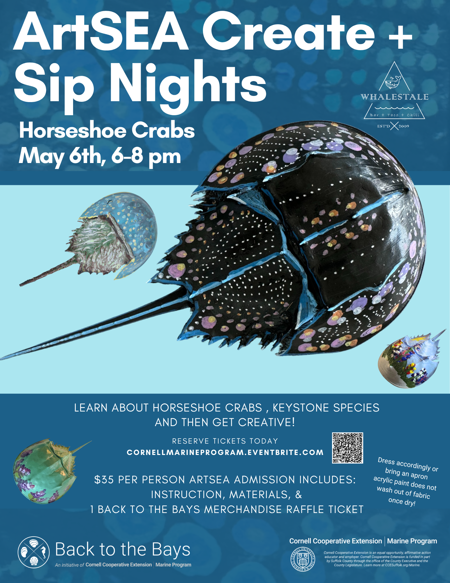 ArtSea Create &amp; Sip: Horseshoe Crabs