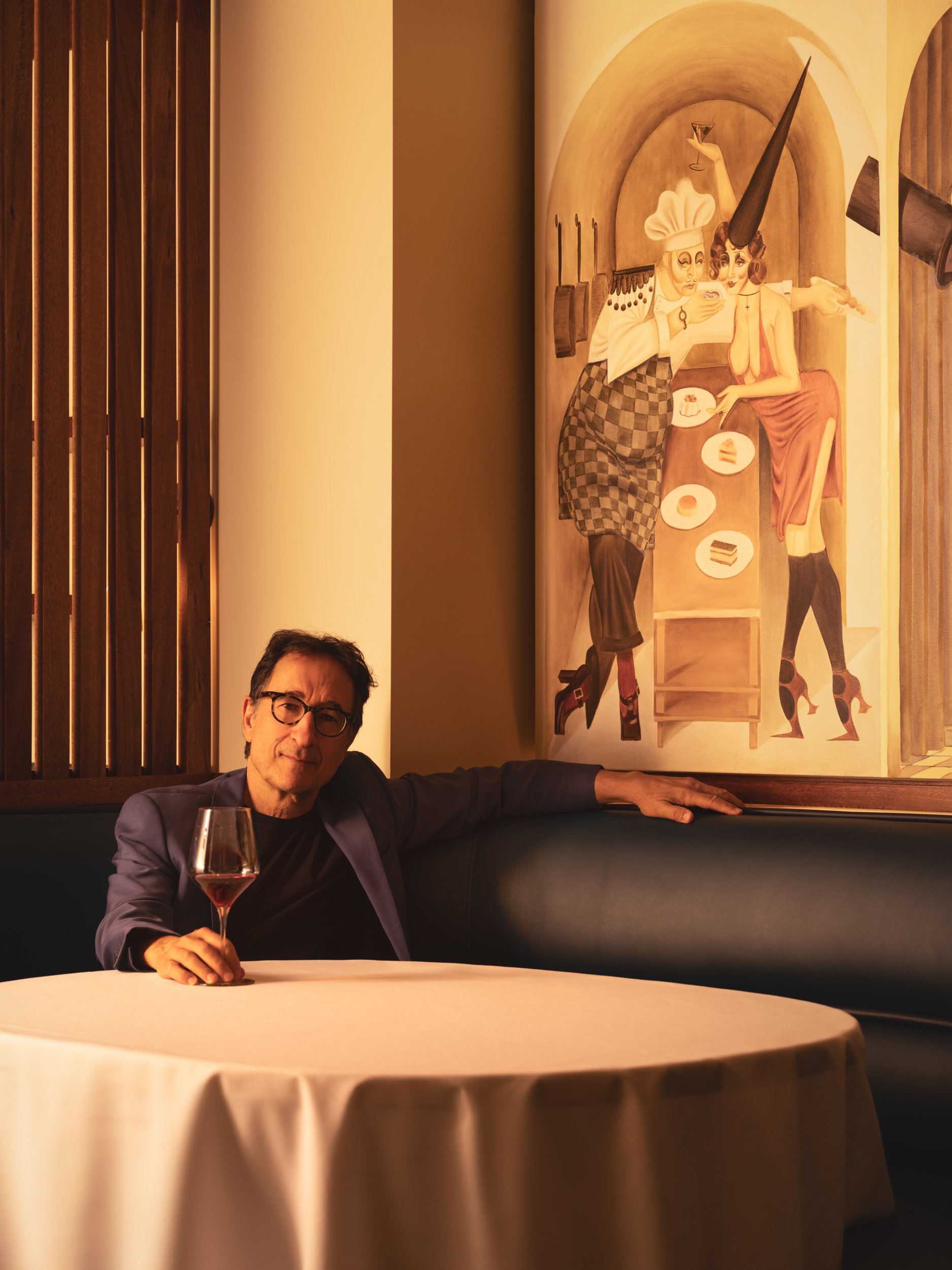 Portrait of Michael Cecchi-Azzolina of Cecchi, photographed by Joseph Kramm