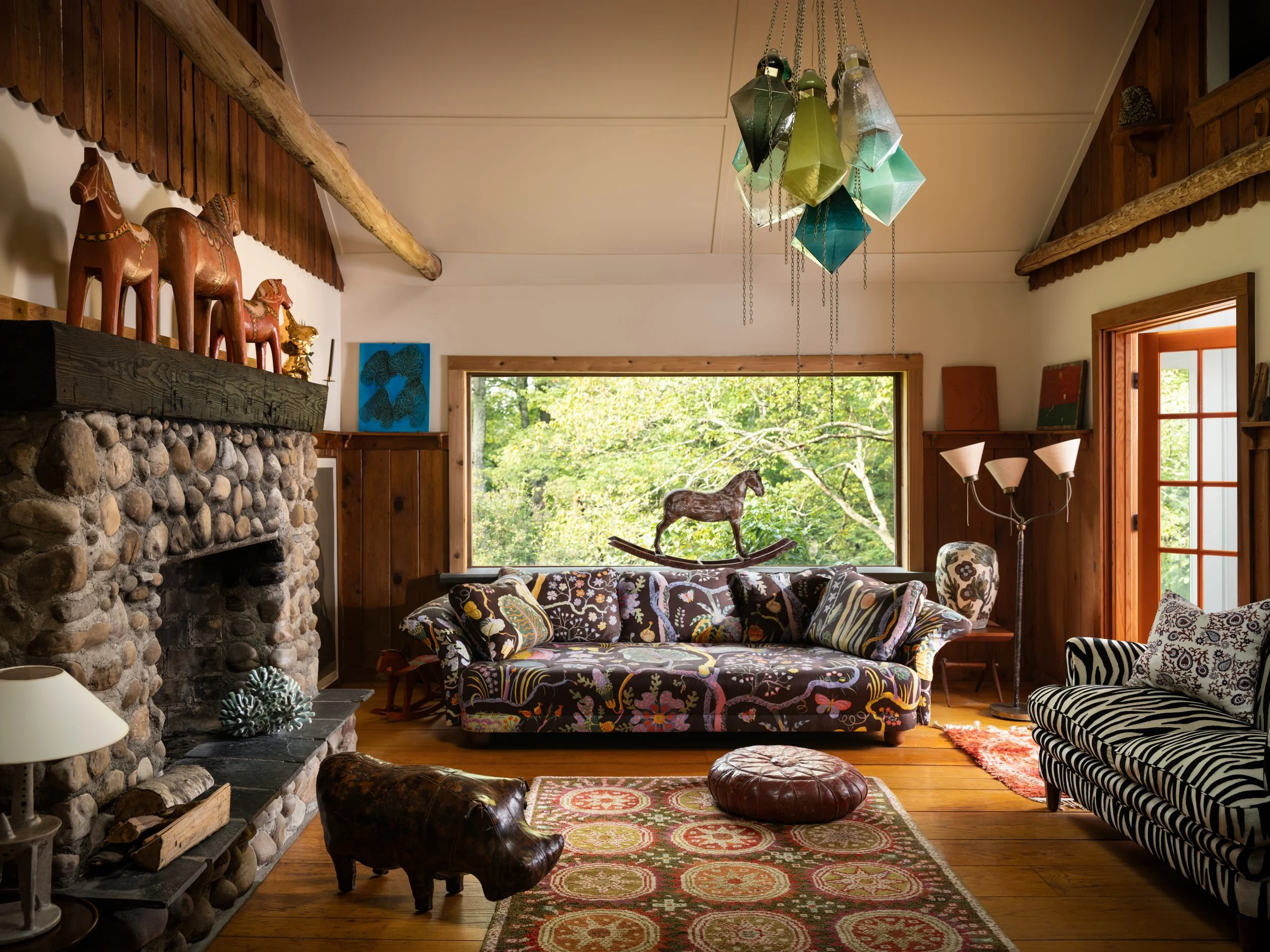 The Home of Gallery Owners Kim Hostler and Juliet Burrows

Ancram, New York