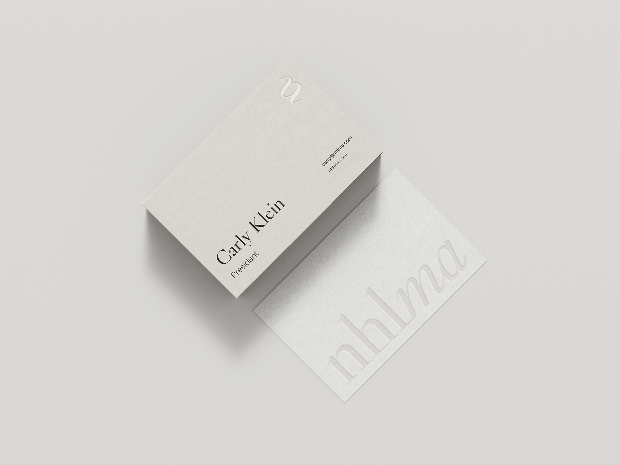 med spa branding business card