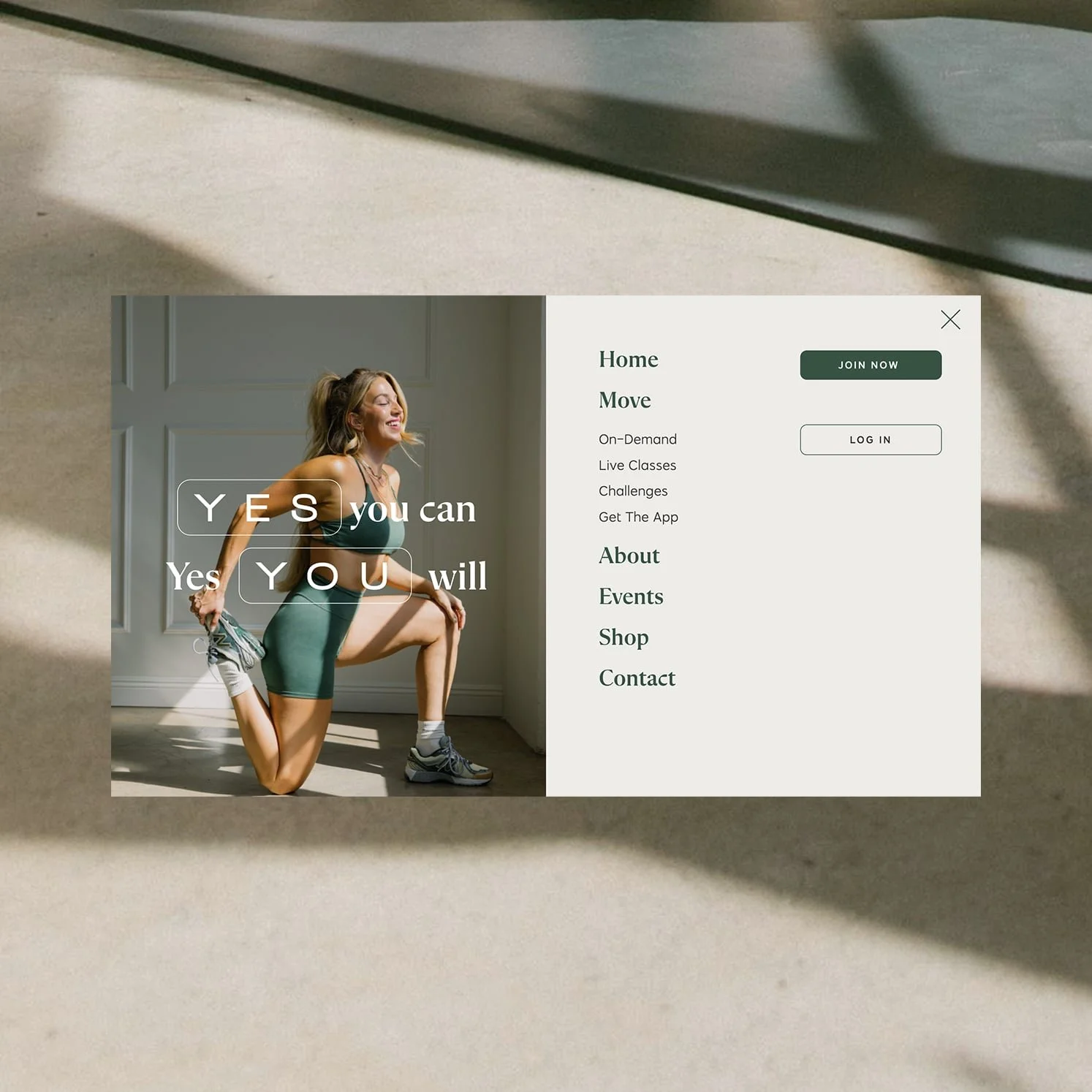 pilates studio website designer