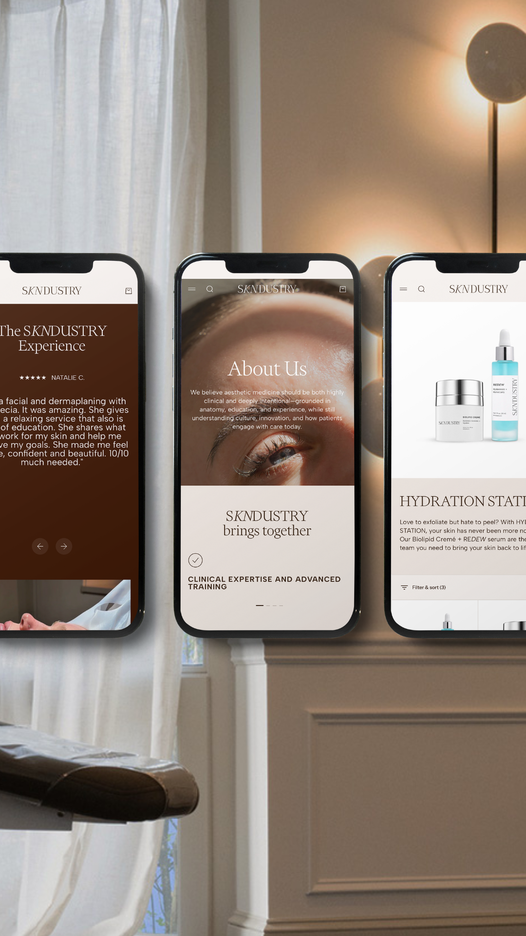 med spa branding and web design nashville