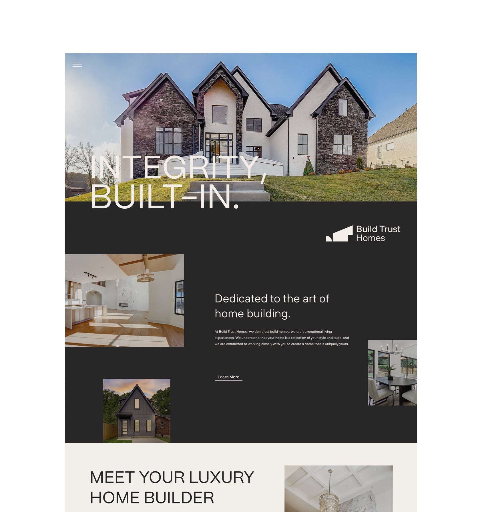 home builder website designer