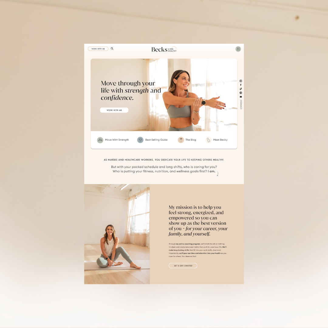brand designer for nutritionists