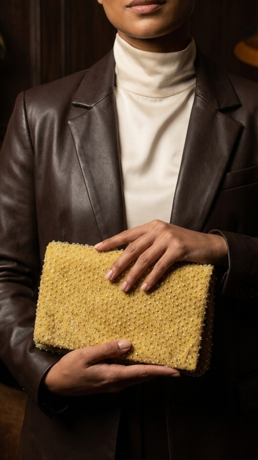 Vintage Beaded Clutch Purse