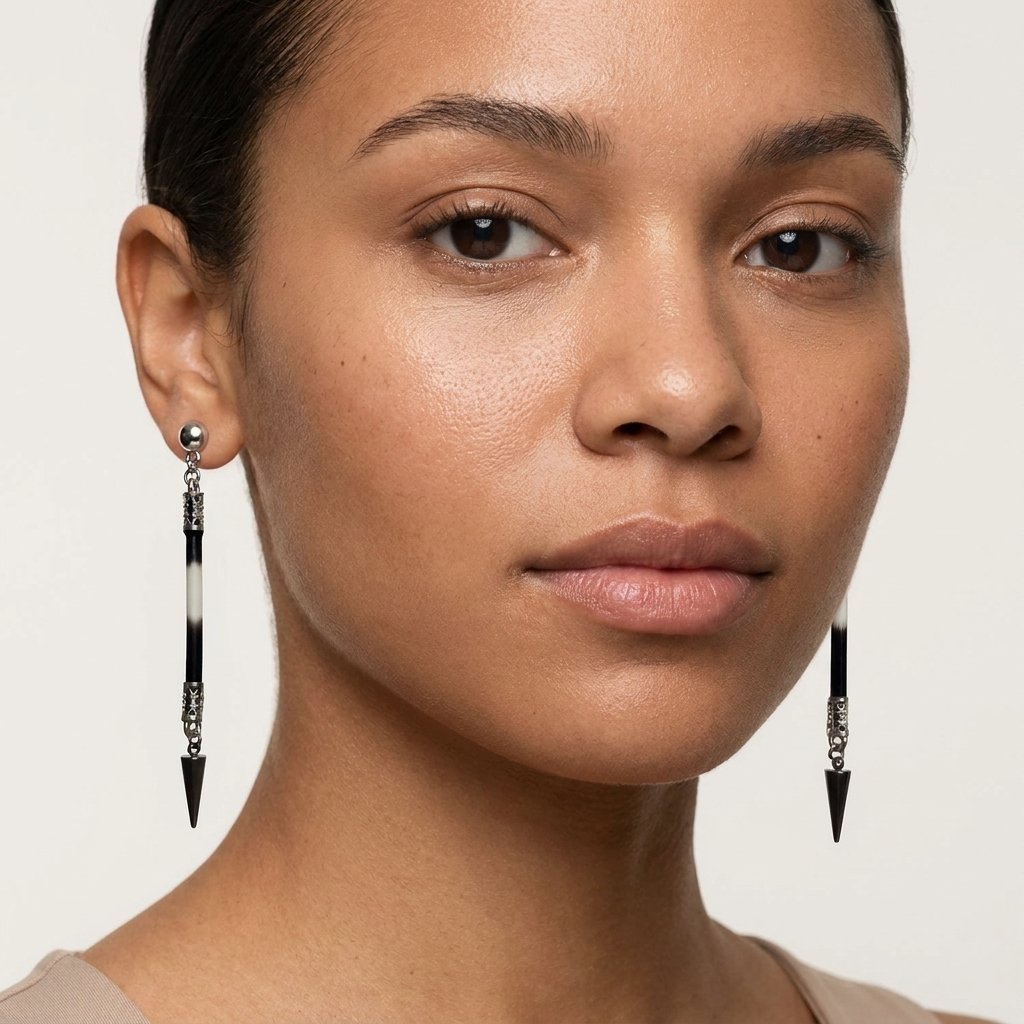 Porcupine Quill Spike Earring