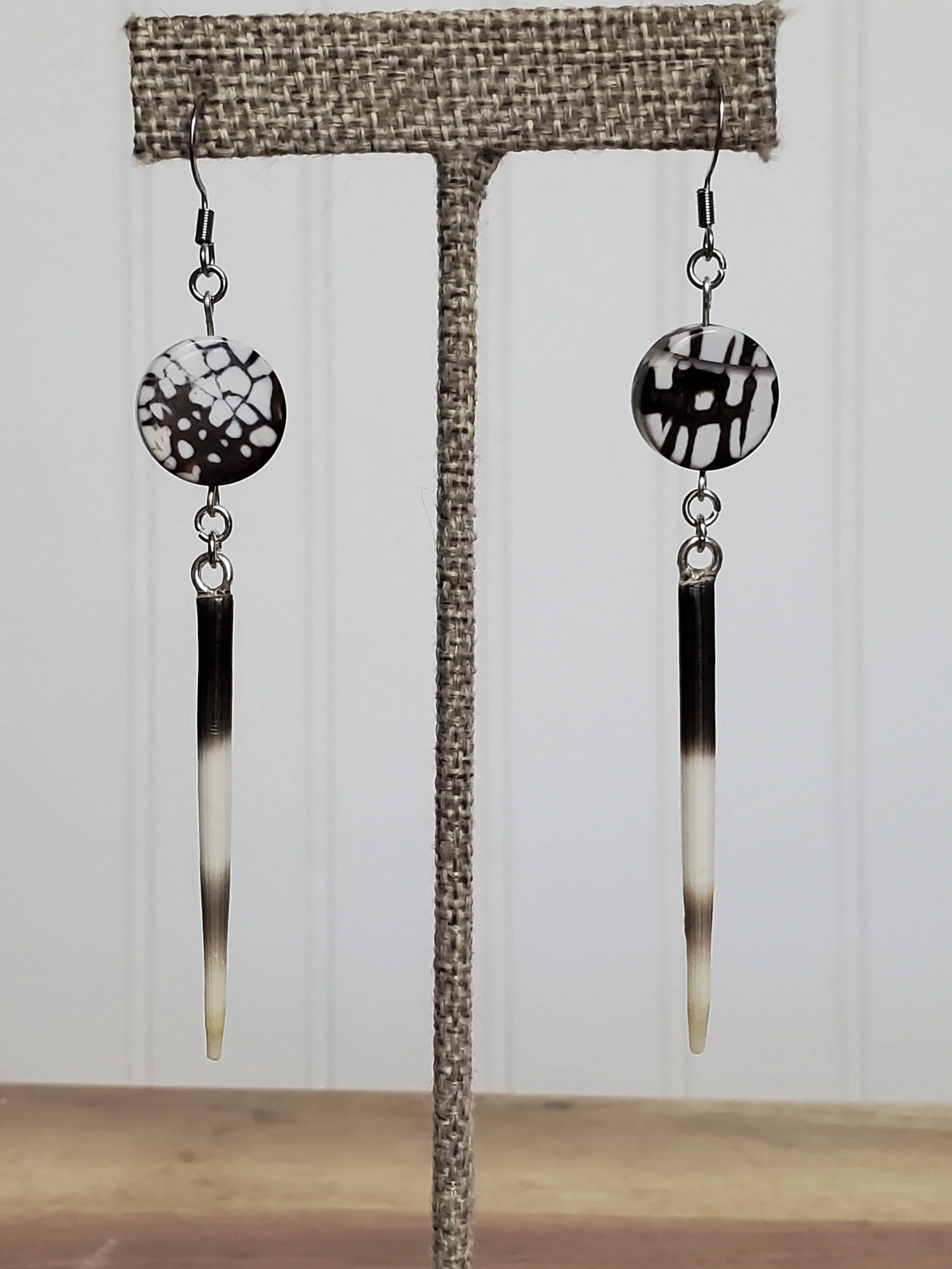 porcupine quill earrings