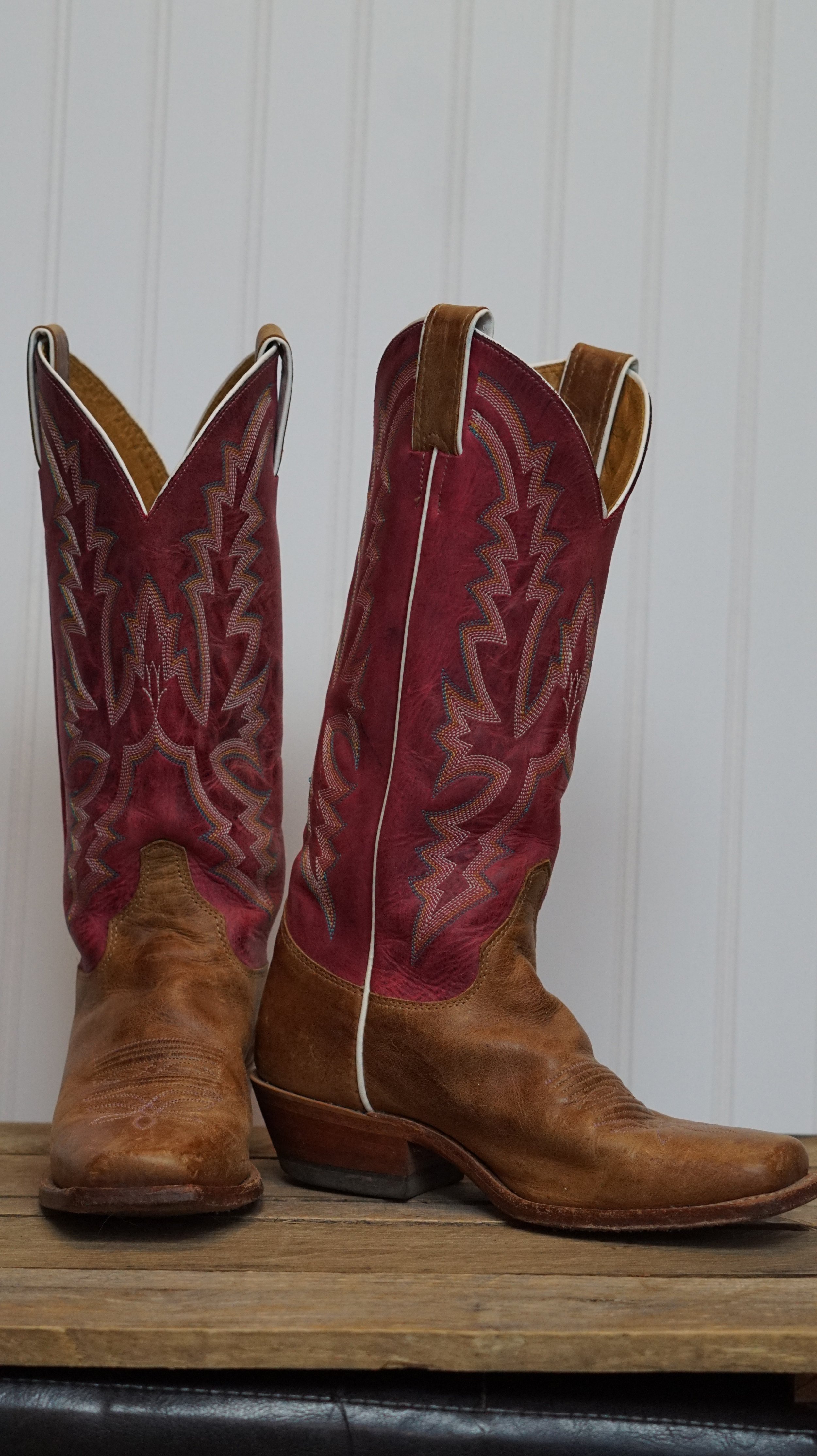 Justin Ladies Bent Rail Western Boot Size 6.5