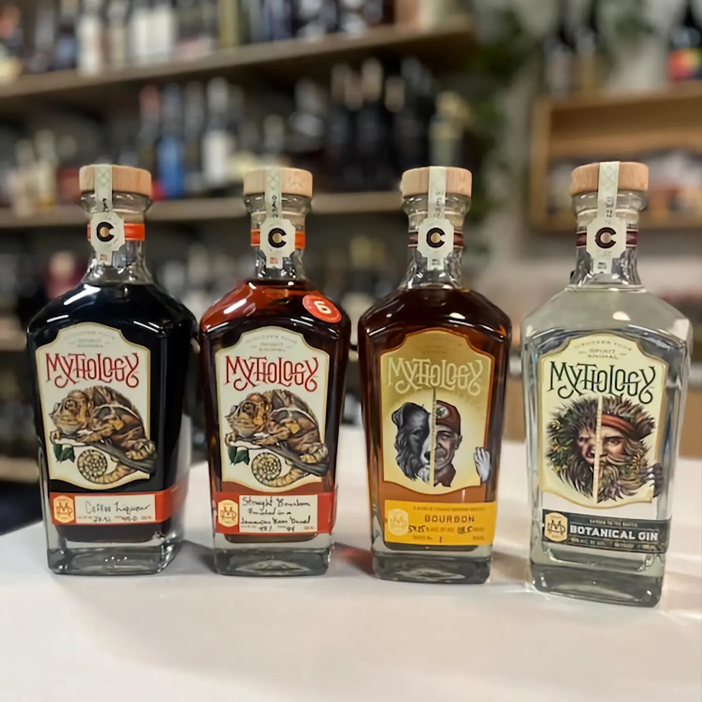 Anyone looking for Friday night plans? 👀
___________________________

Mythology Distillery is here tonight from 4-6 pouring some of the best from their spirits collection, such as  their Jamaican rum barrel finished Bourbon and a delectable Botanica