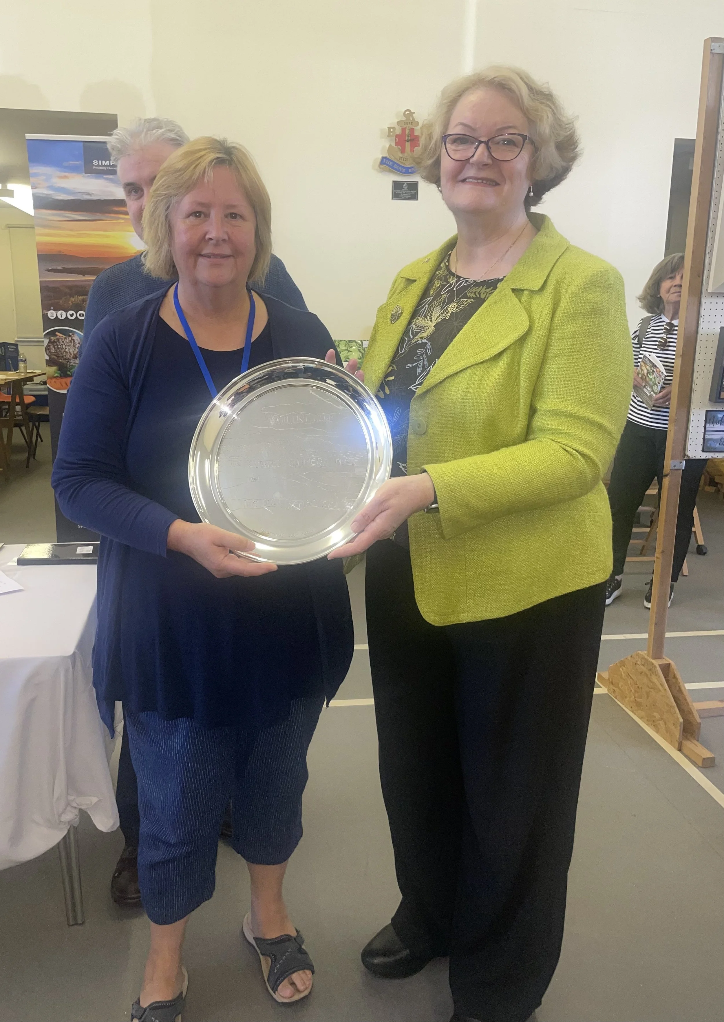 Charles Summers Plate for Best Seascape won by Fiona Acamovic