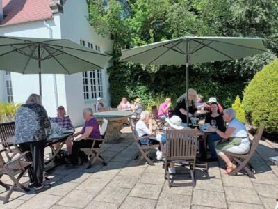 Lochgreen - Tea on the terrace!