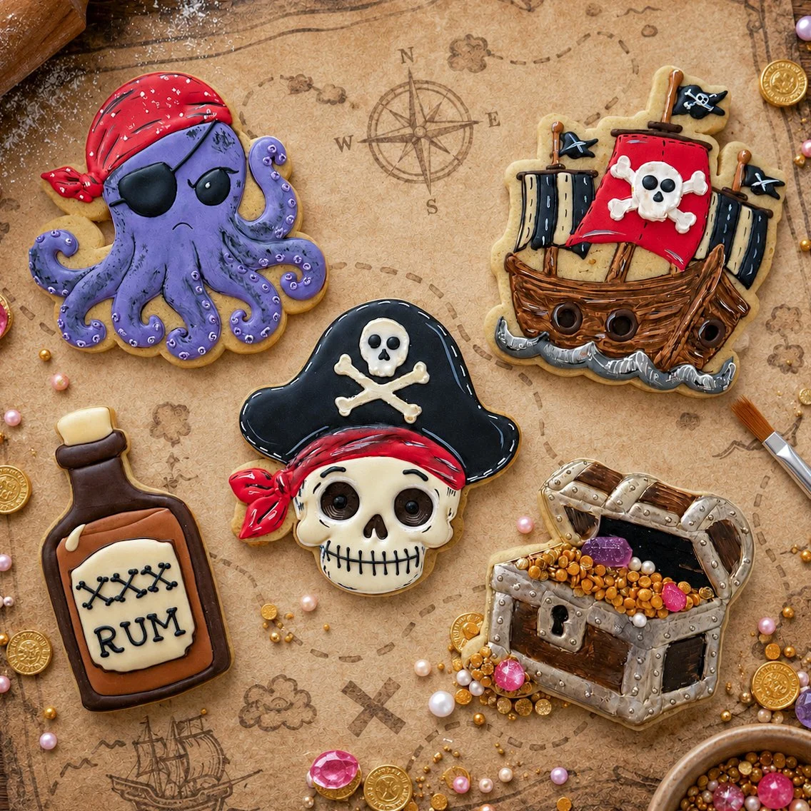 September 19th - Dead Men Decorate No Cookies: A Pirate Cookie Decorating Class