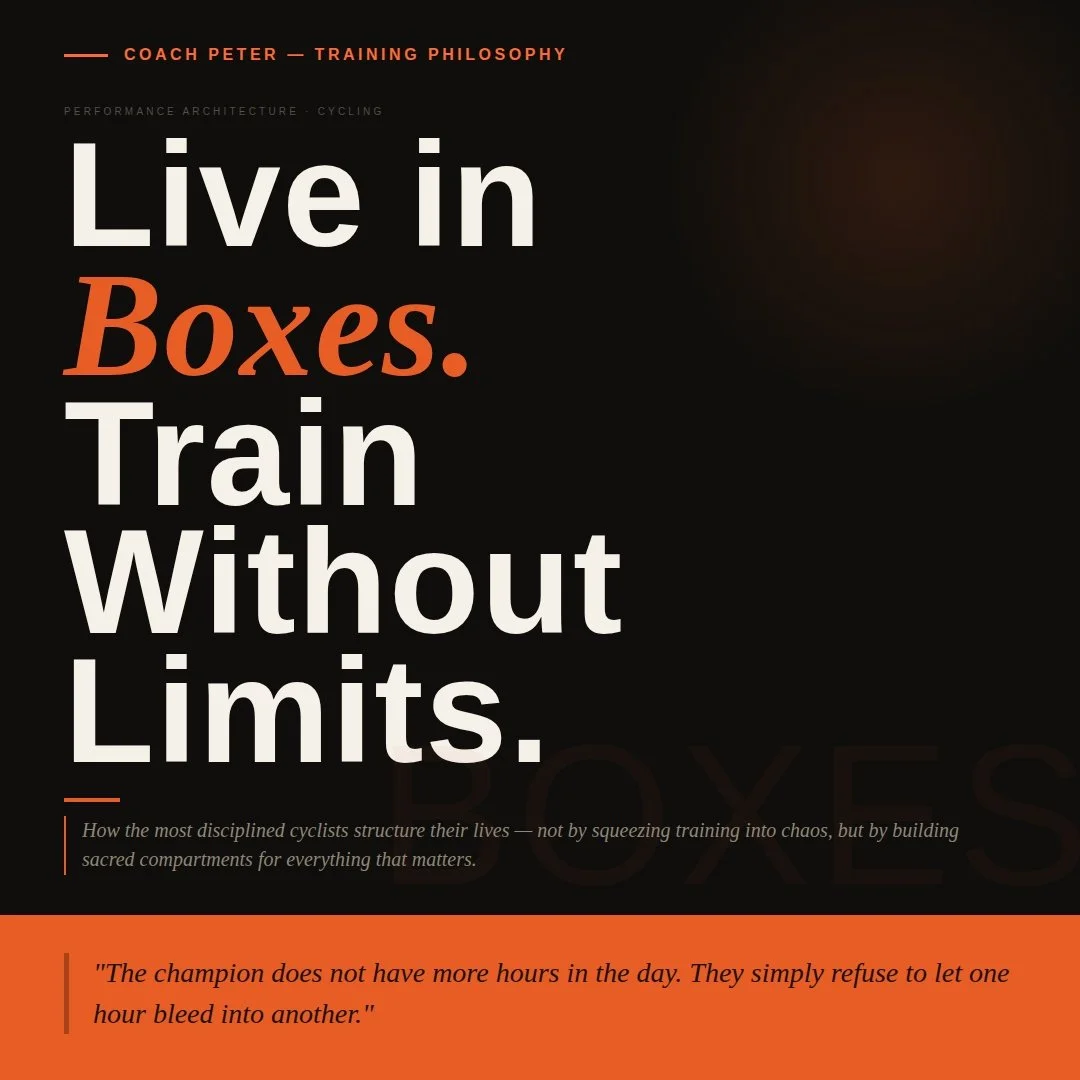 Live in Boxes. Train Without Limits.