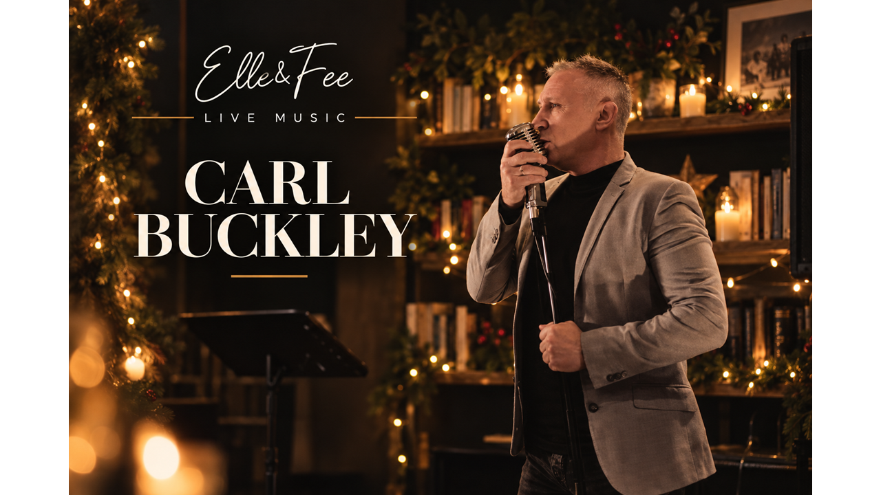Live music with Carl ‘Christmas’ Buckley