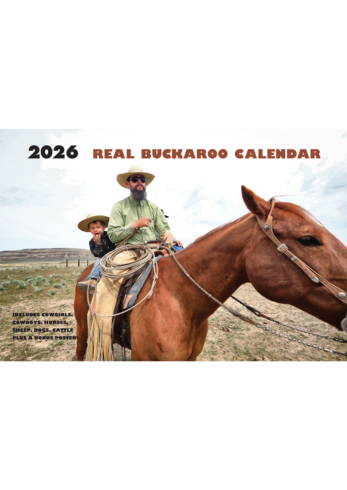 2026 Real Buckaroo Calendar