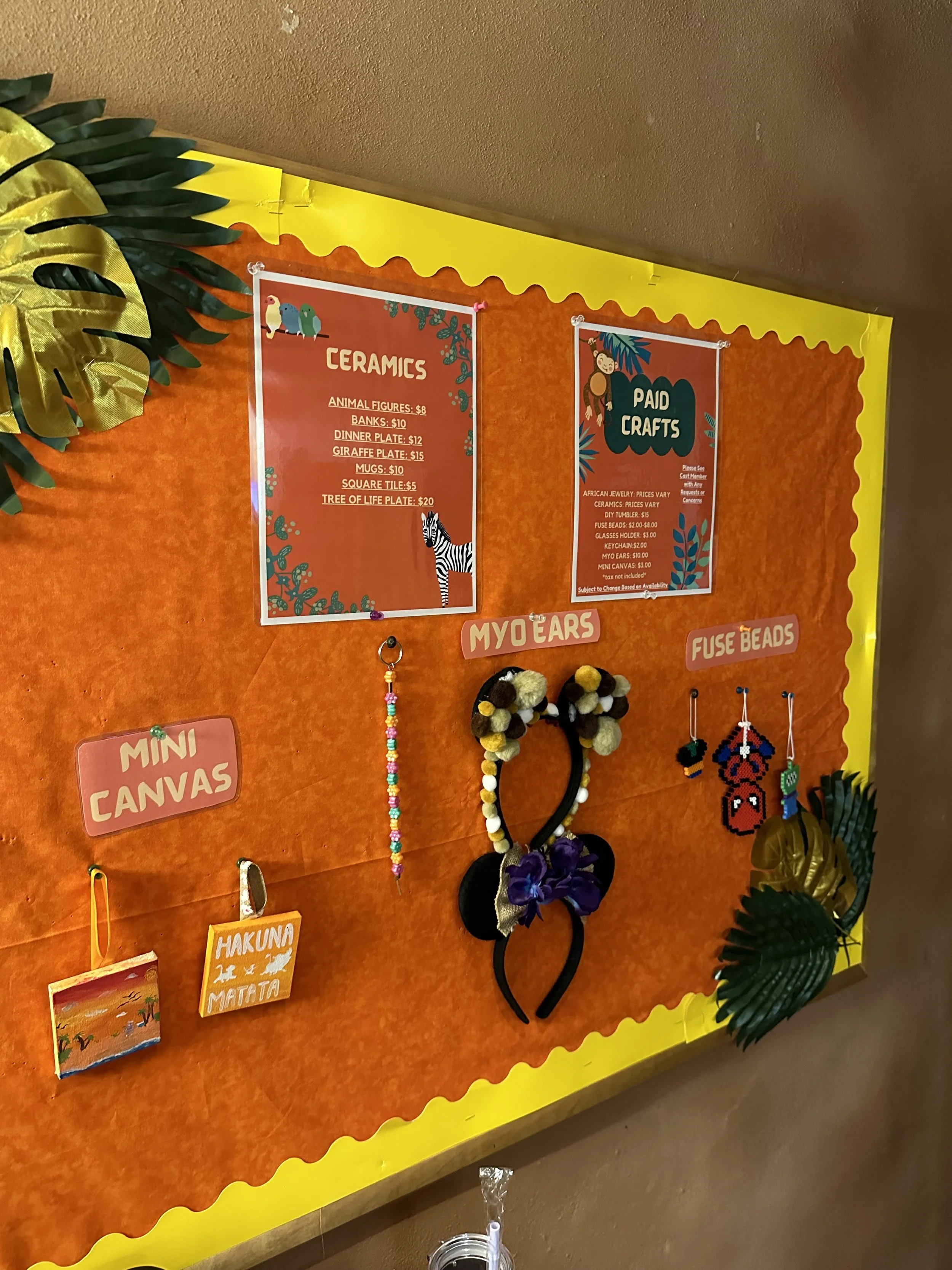 Activities at Simba’s Activity Center